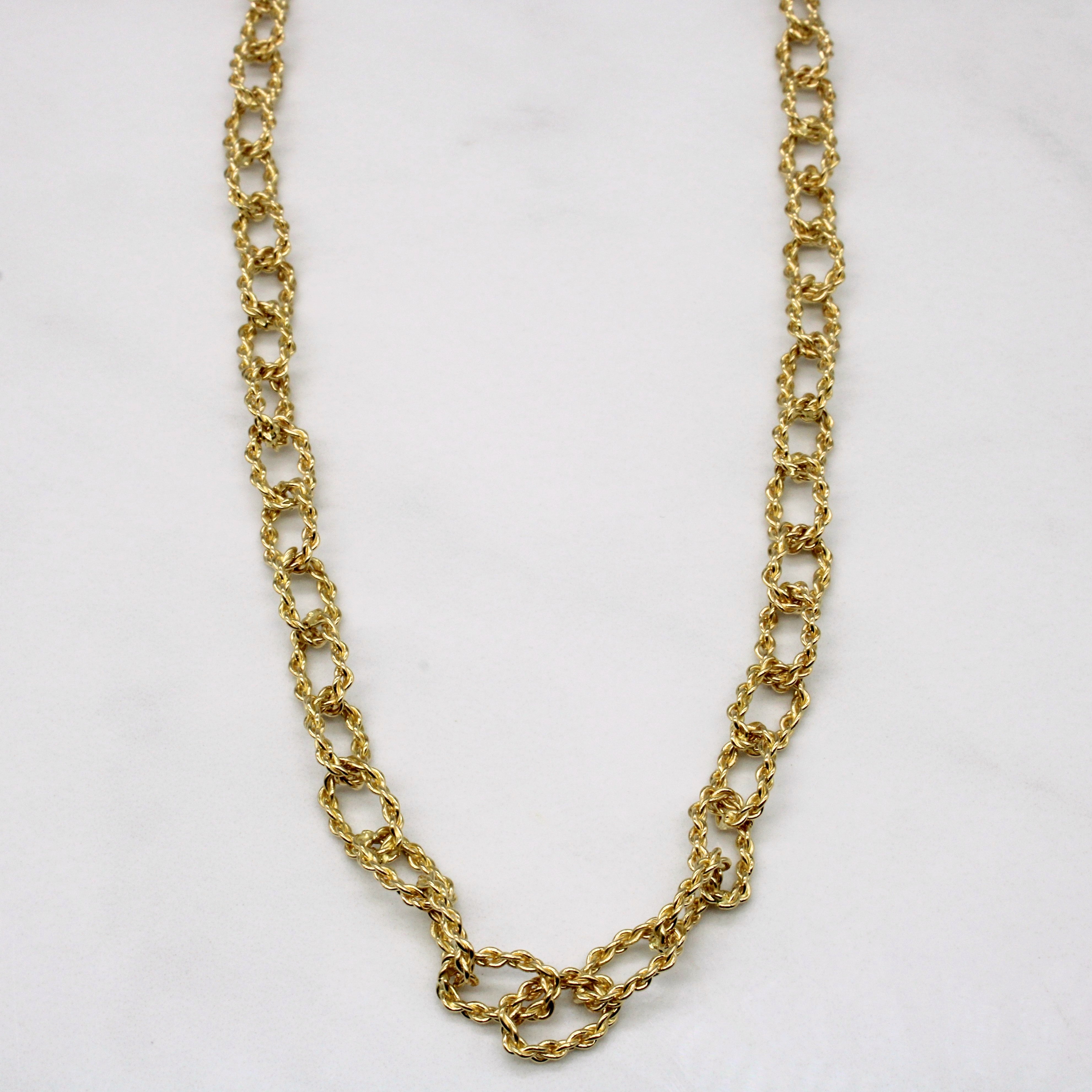 18k Yellow Gold Chain | 30" |