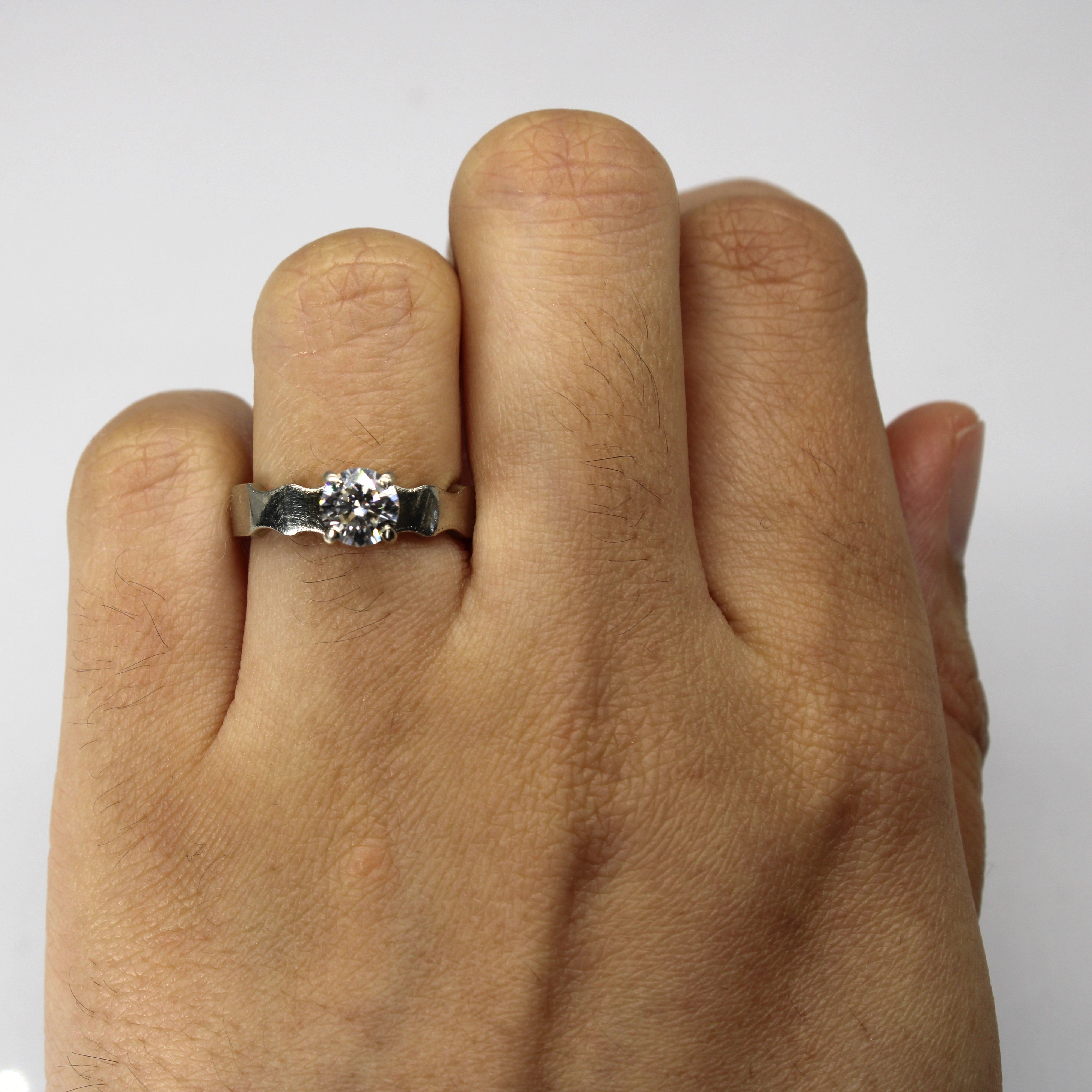 Solitaire Diamond Engagement Ring | 0.75ct SI2 H/I | SZ 6 |