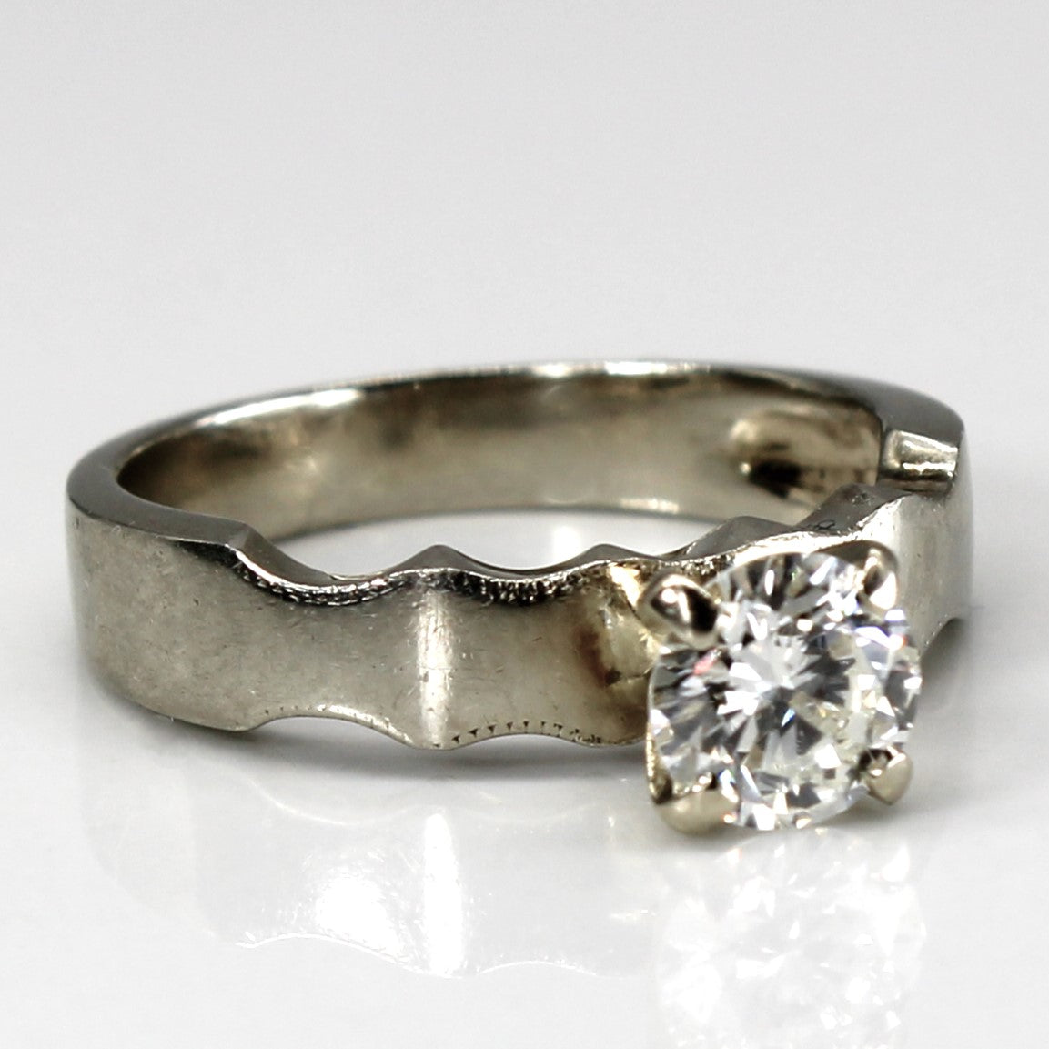 Solitaire Diamond Engagement Ring | 0.75ct SI2 H/I | SZ 6 |