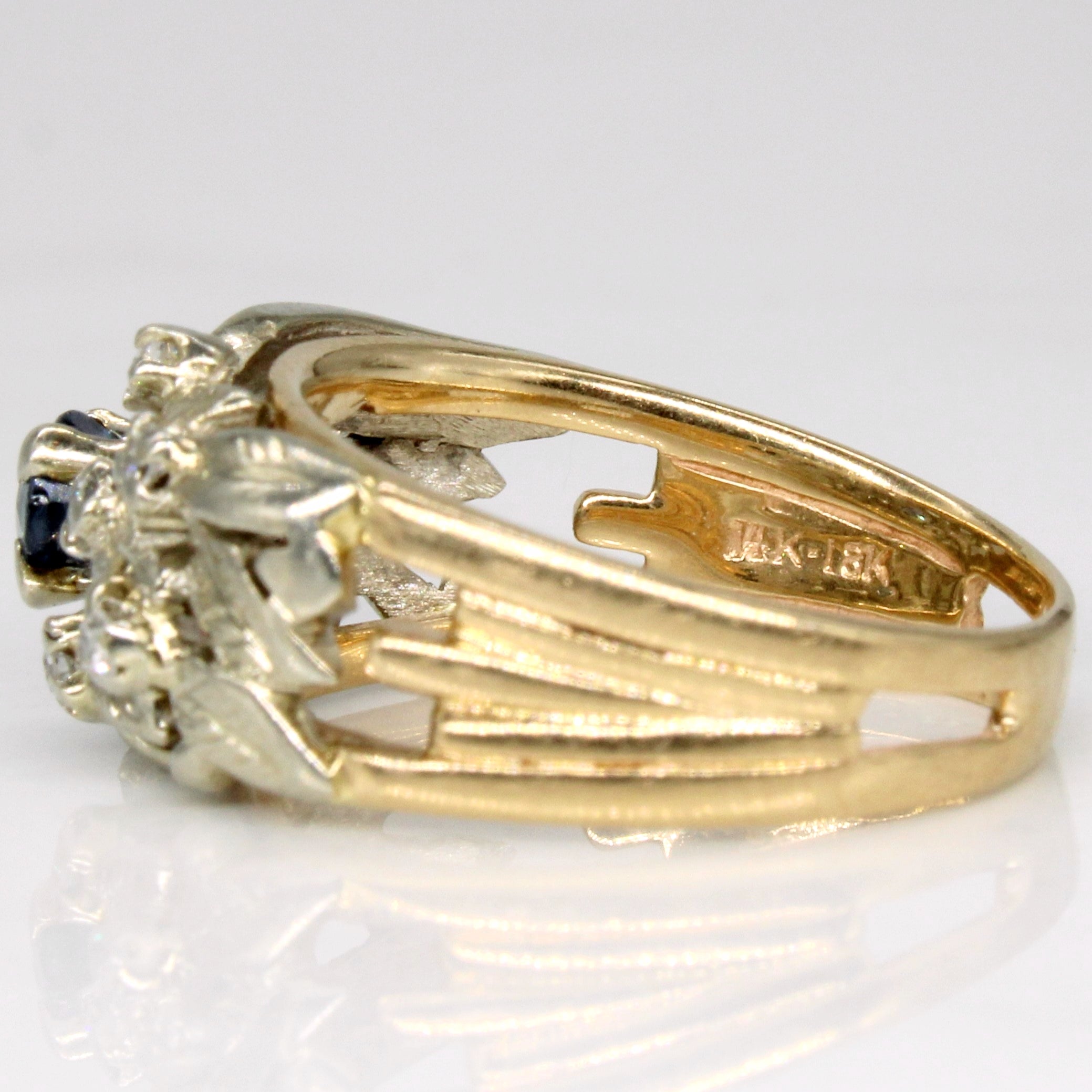 Sapphire & Diamond Ring | 0.40ct, 0.18ctw | SZ 6.25 |