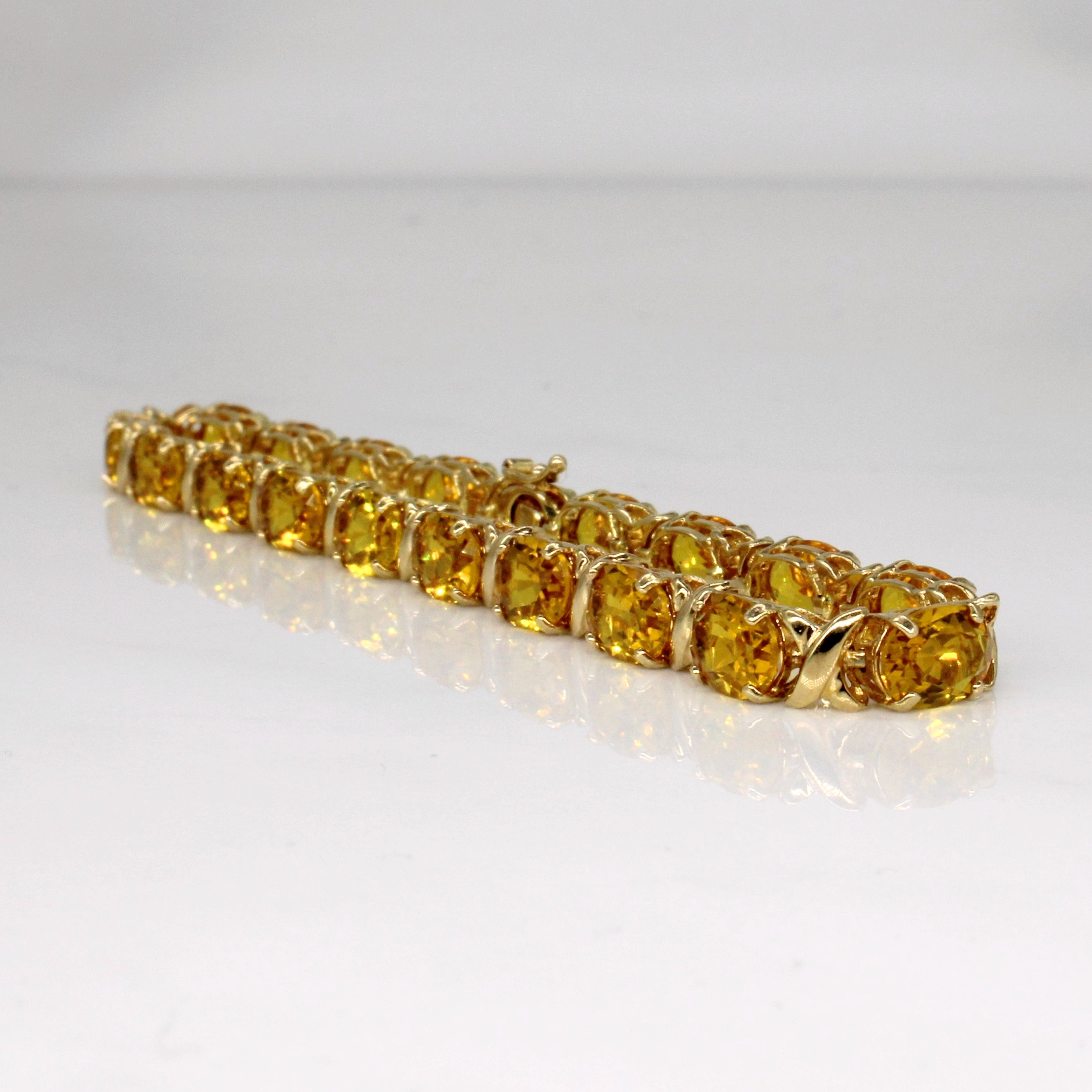 Citrine Bracelet | 10.00ctw | 7" |