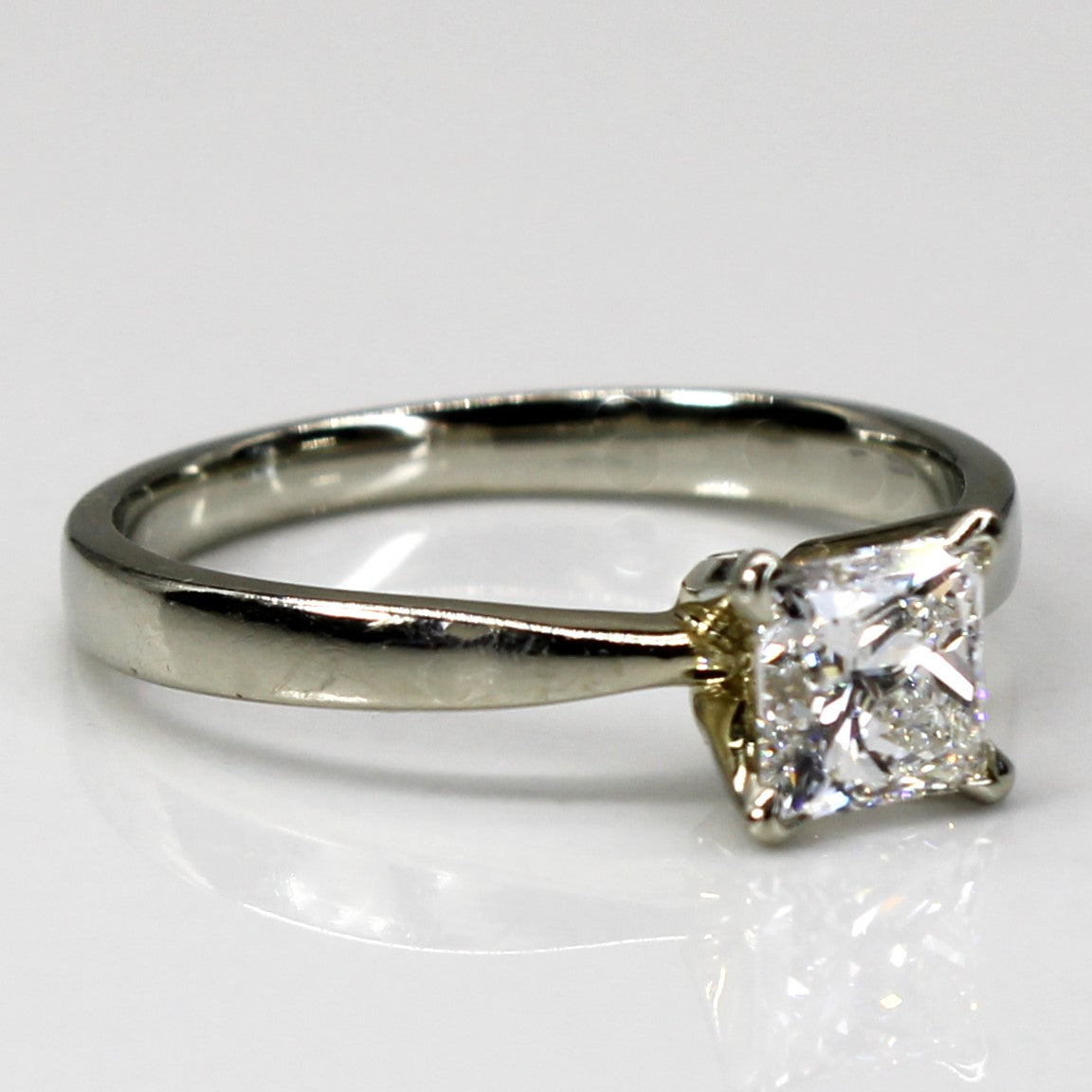 Solitaire Princess Diamond Engagement Ring | 0.67ct SI1 G/H | SZ 5.5 |