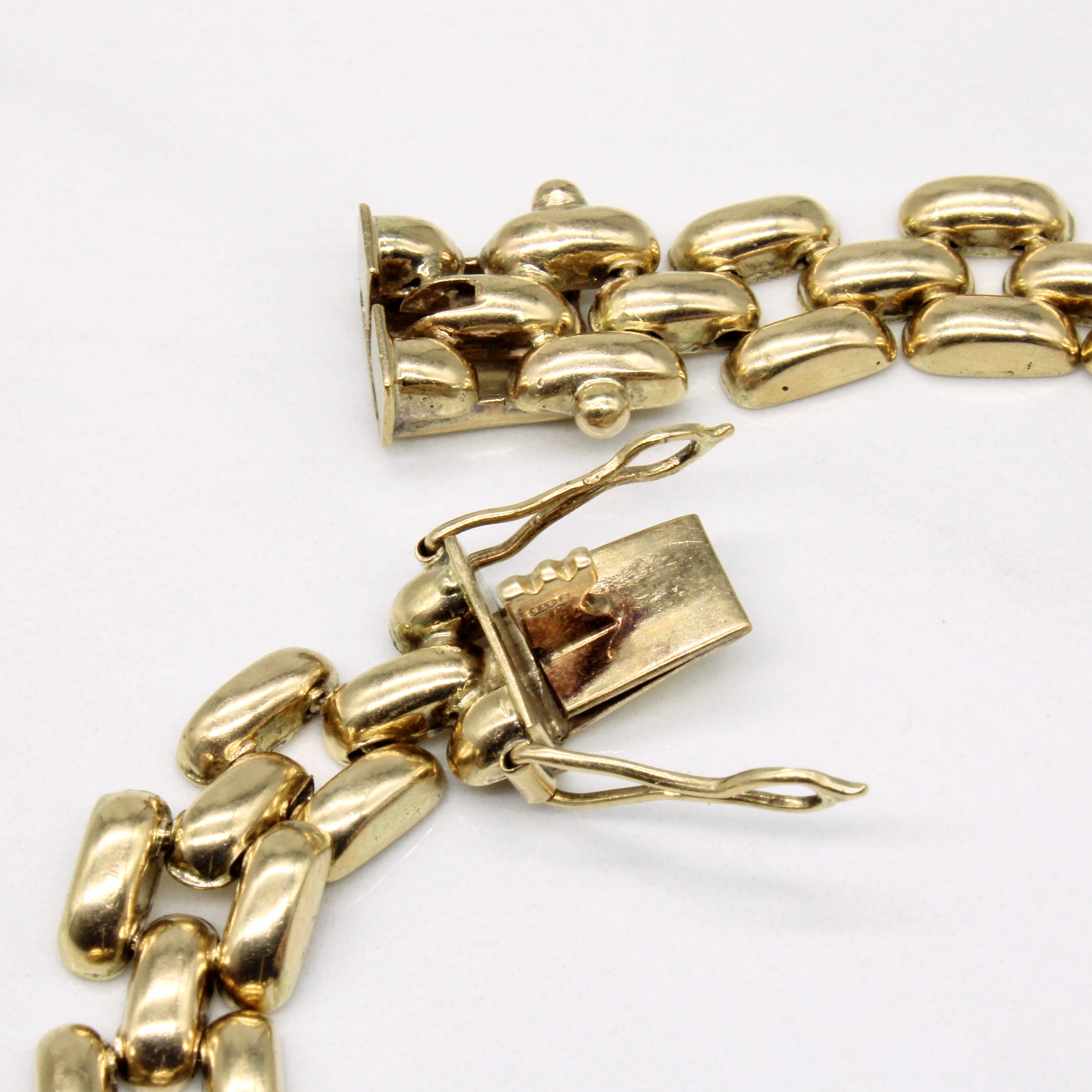 1951 Birmingham 9k Yellow Gold Bracelet | 8" |