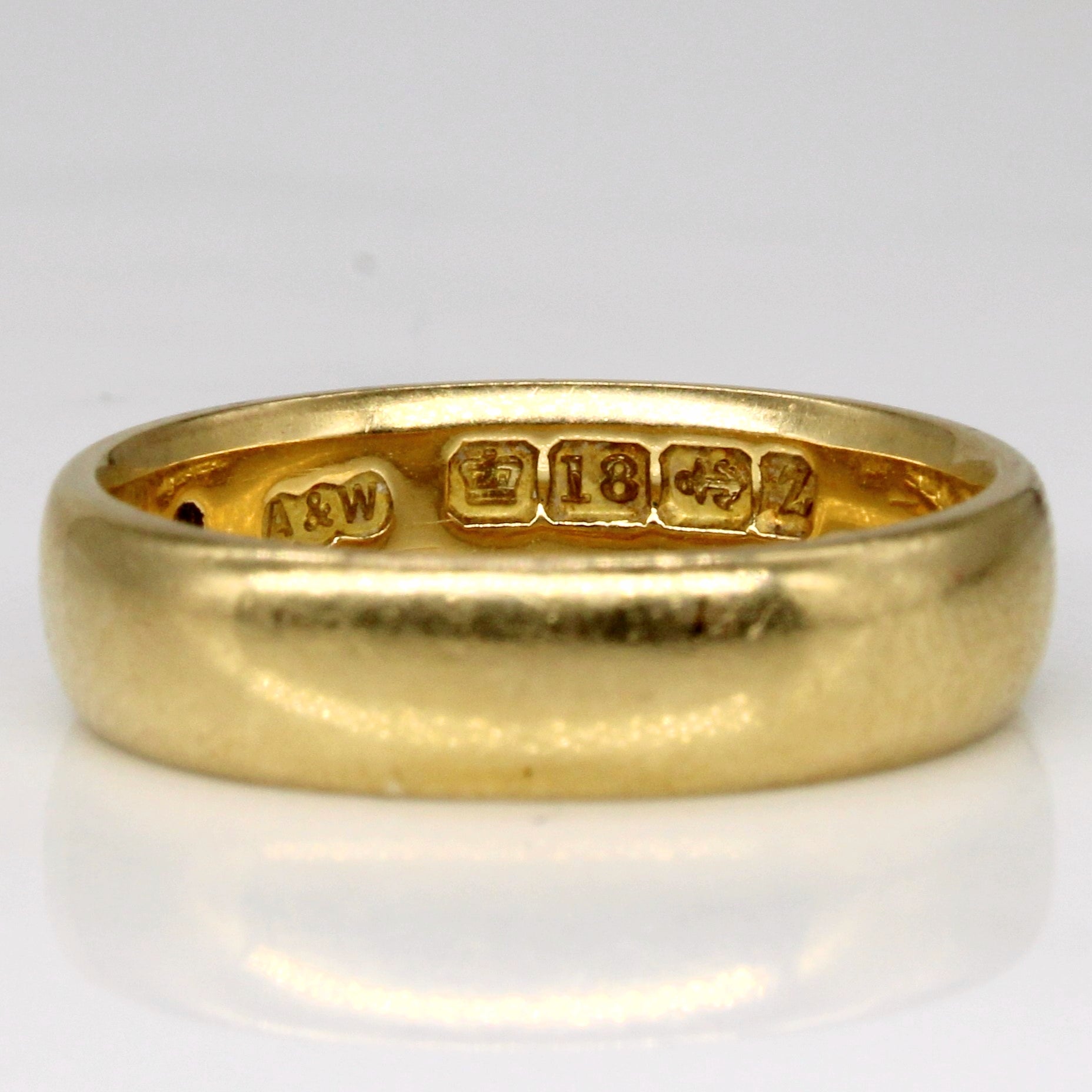 Alliance victorienne Birmingham 1899 en or jaune 18 carats | Taille 7,5 |