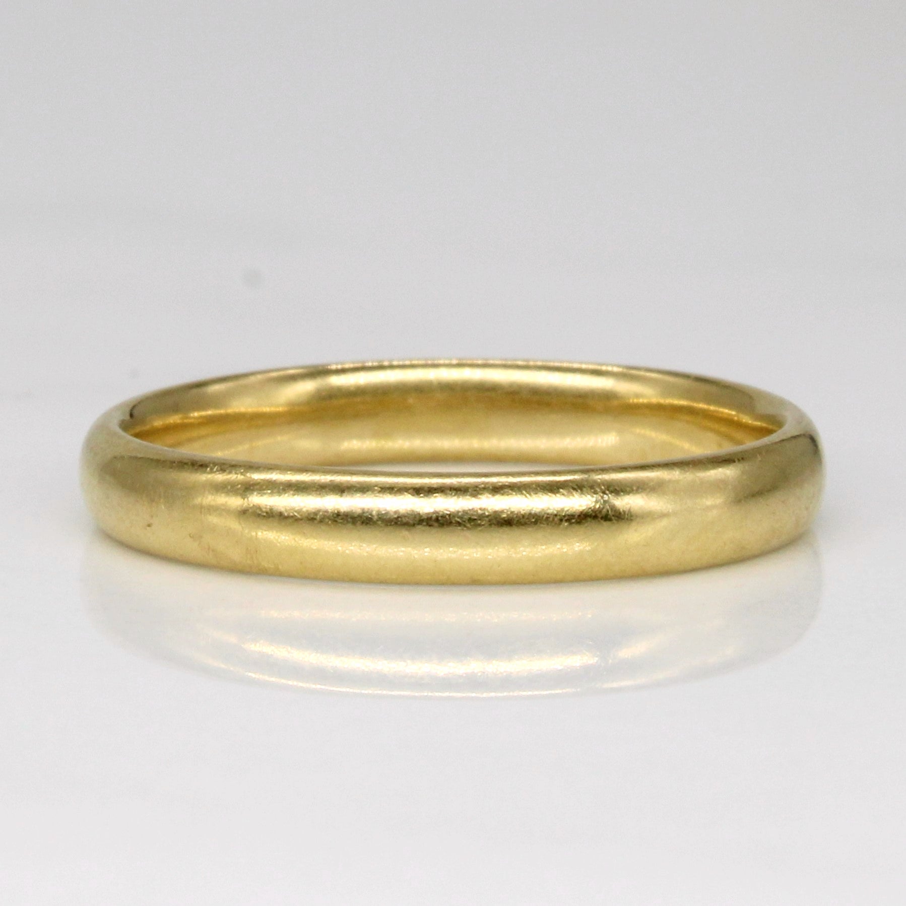 Vintage Canadian 18k Yellow Gold Band | SZ 6.5 |