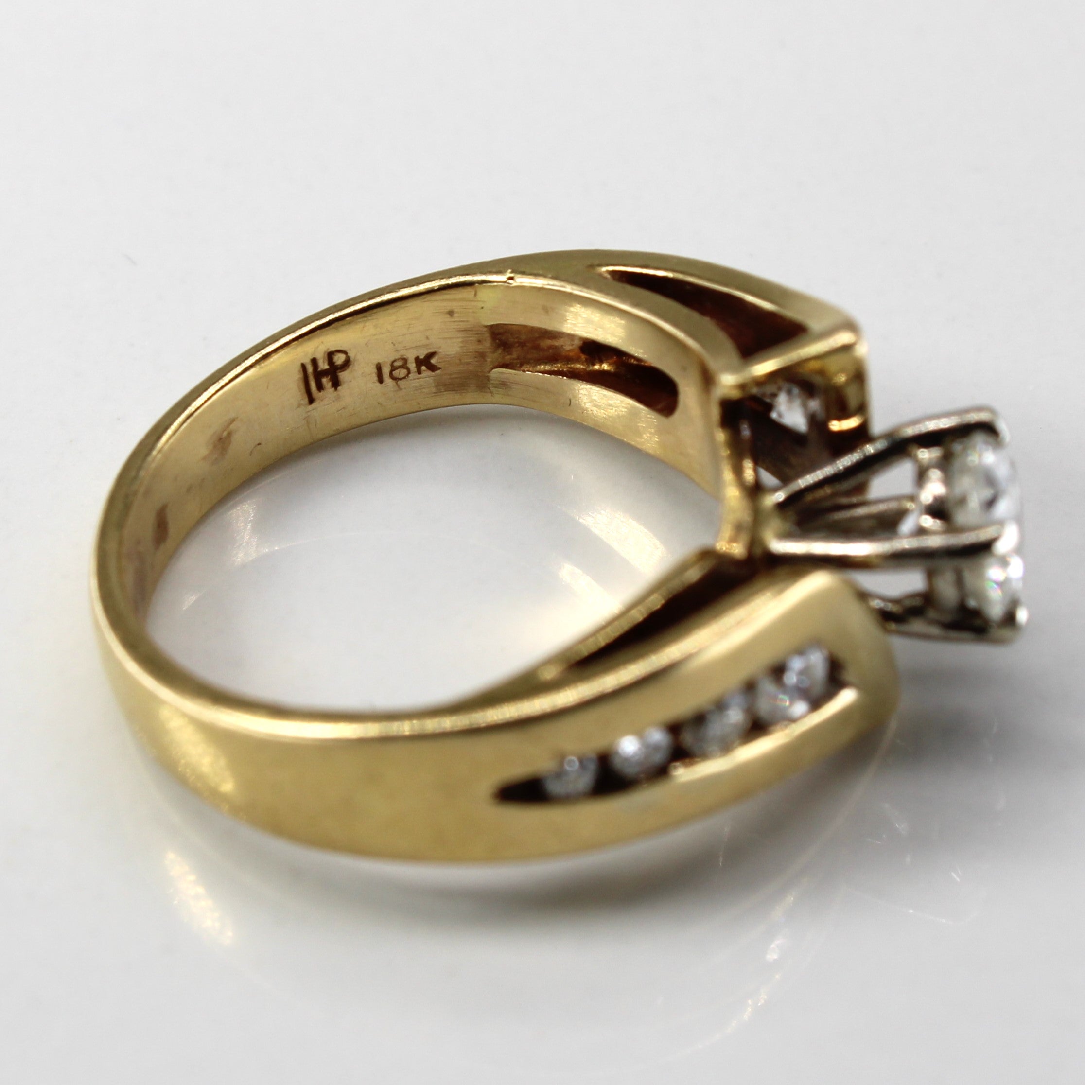 Bypass Channel Set Diamond Ring | 0.95ctw VS2 H/I | SZ 6.5 |