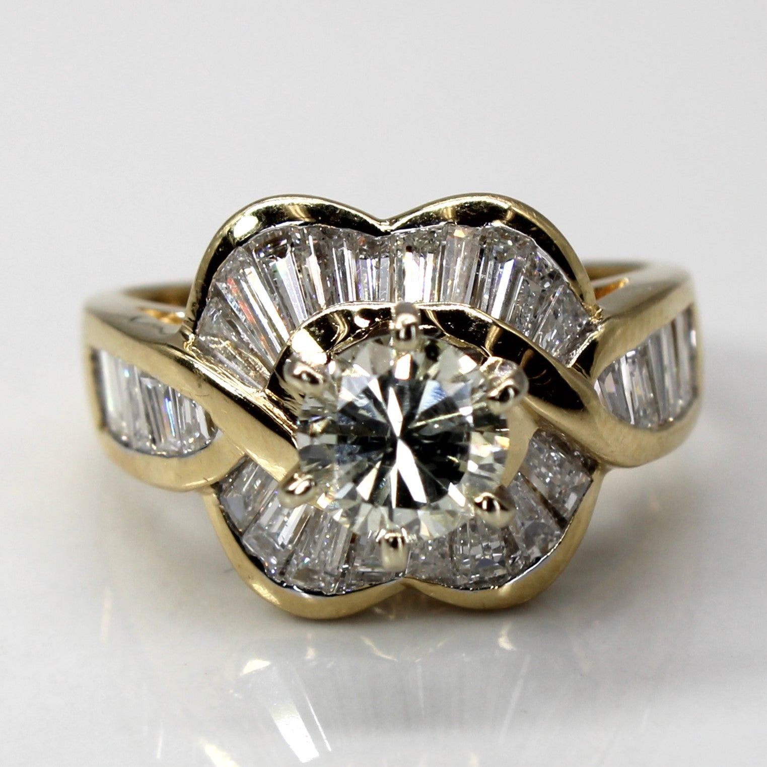 Cluster Set Multi Diamond Ring | 2.18ctw I1 L/M | SZ 5 |