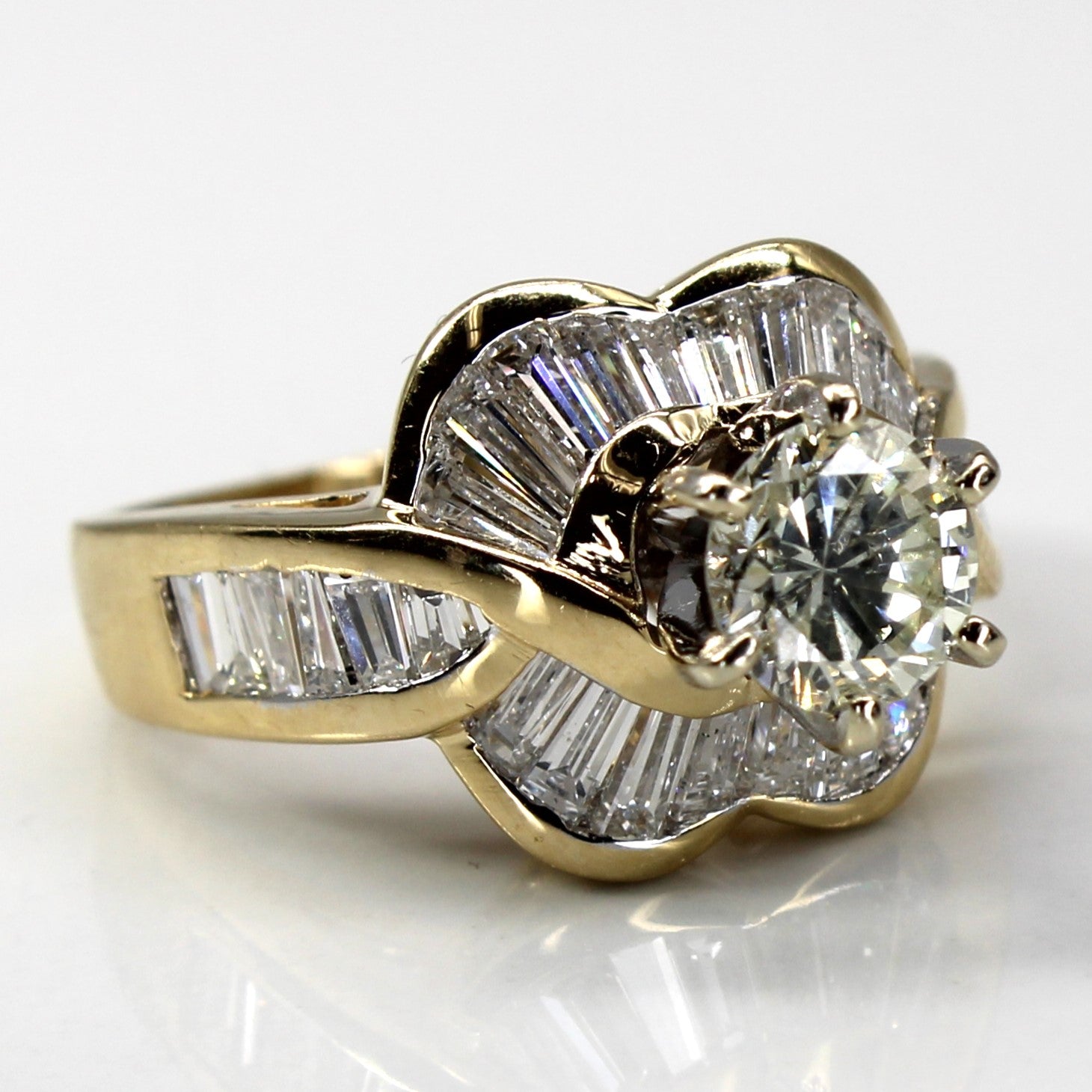 Cluster Set Multi Diamond Ring | 2.18ctw I1 L/M | SZ 5 |