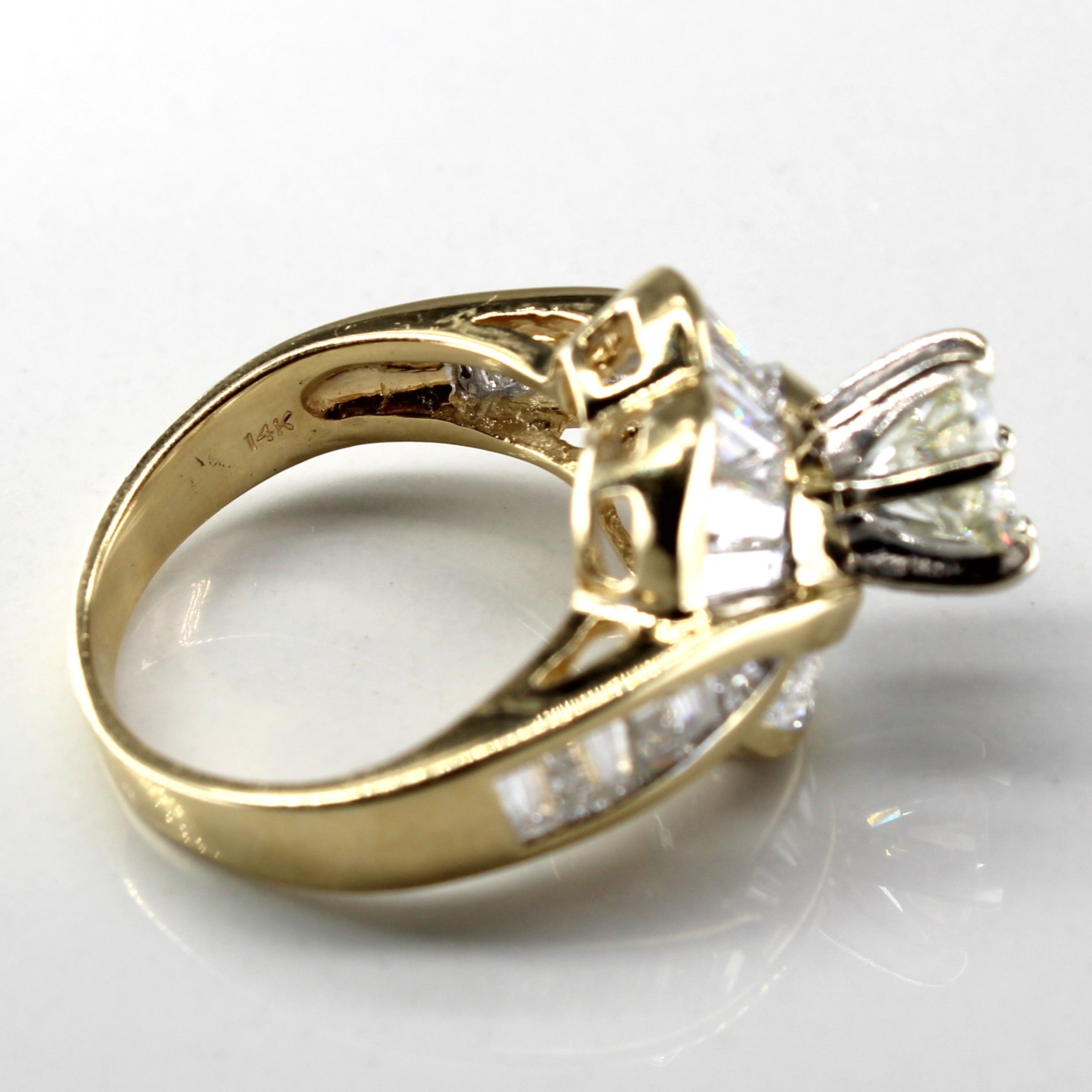 Cluster Set Multi Diamond Ring | 2.18ctw I1 L/M | SZ 5 |