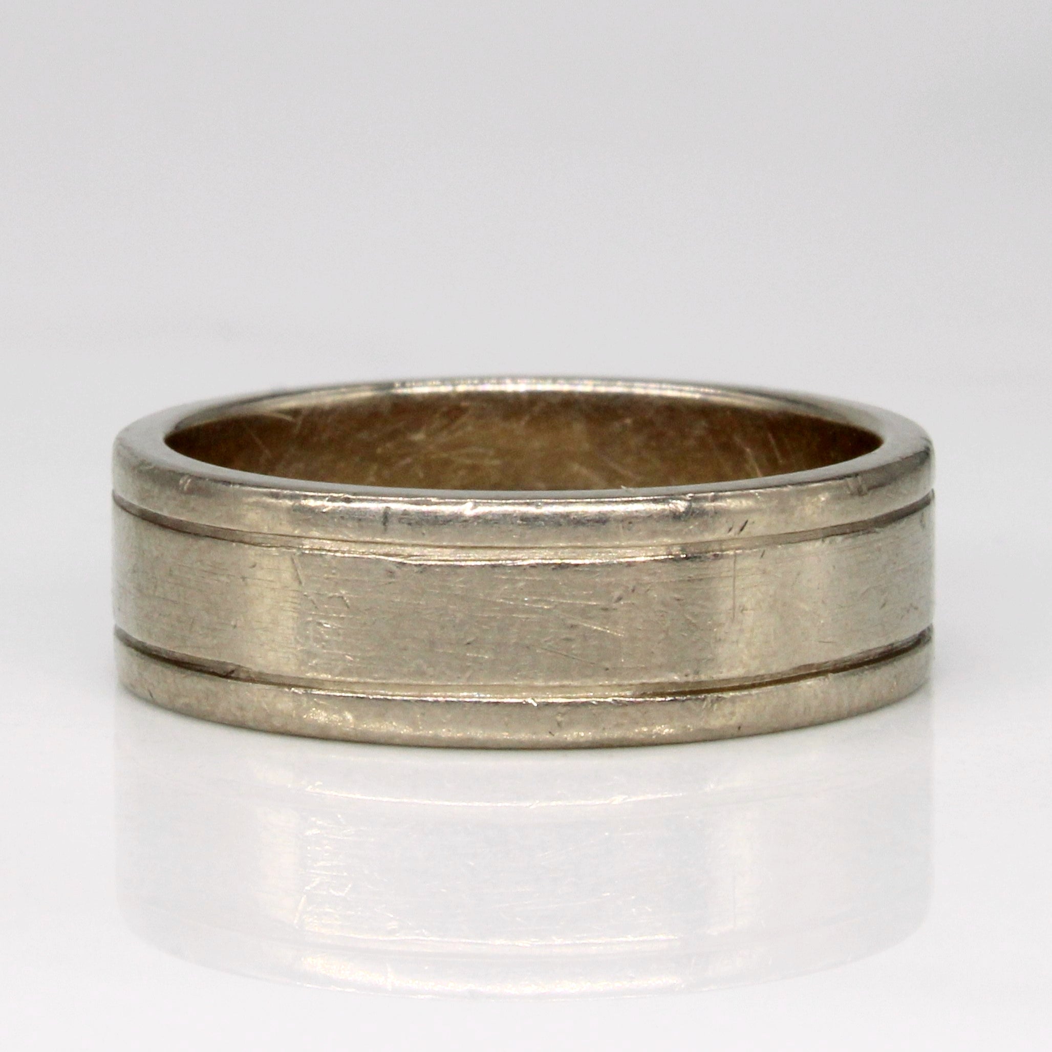18k White Gold Ring | SZ 8 |