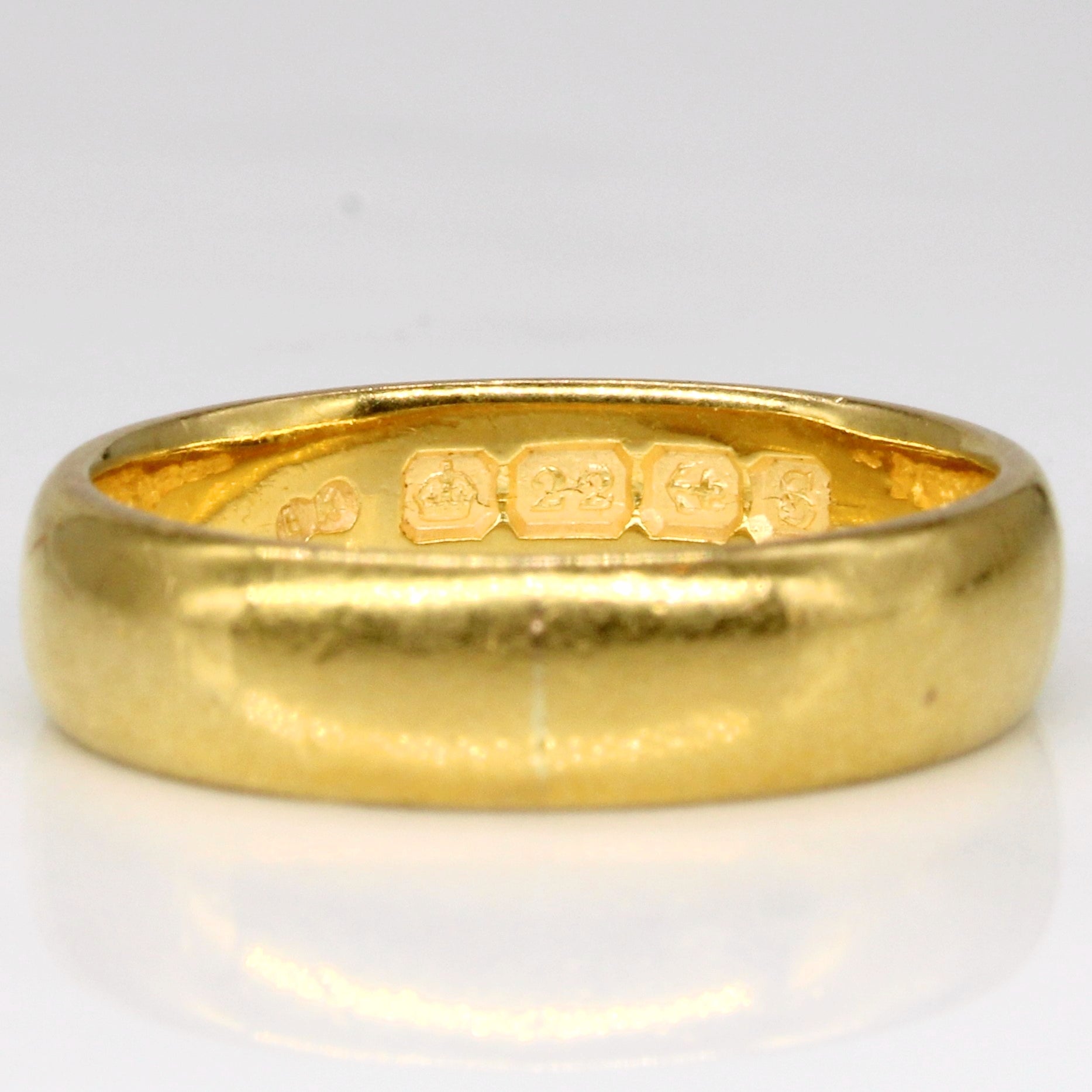 1917 Birmingham 22k Yellow Gold Band | SZ 7.5 |