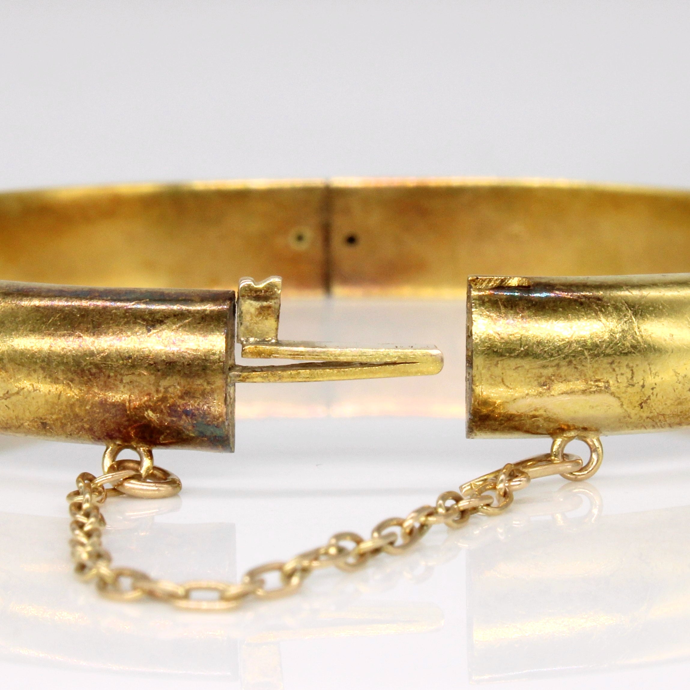 Edwardian 1906 Birmingham 15k Yellow Gold Bracelet | 7" |