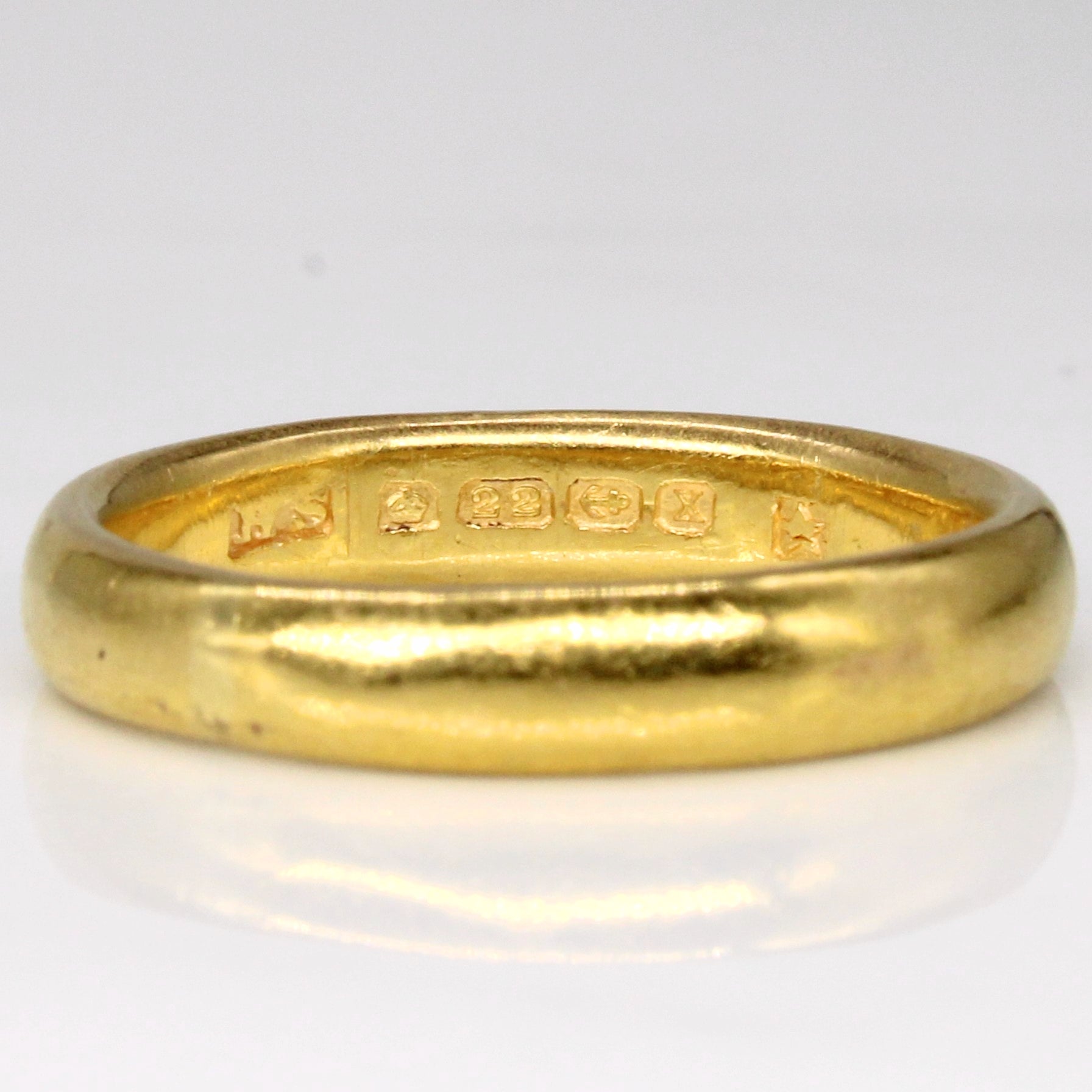 1922 Birmingham 22k Yellow Gold Band | SZ 7.25 |