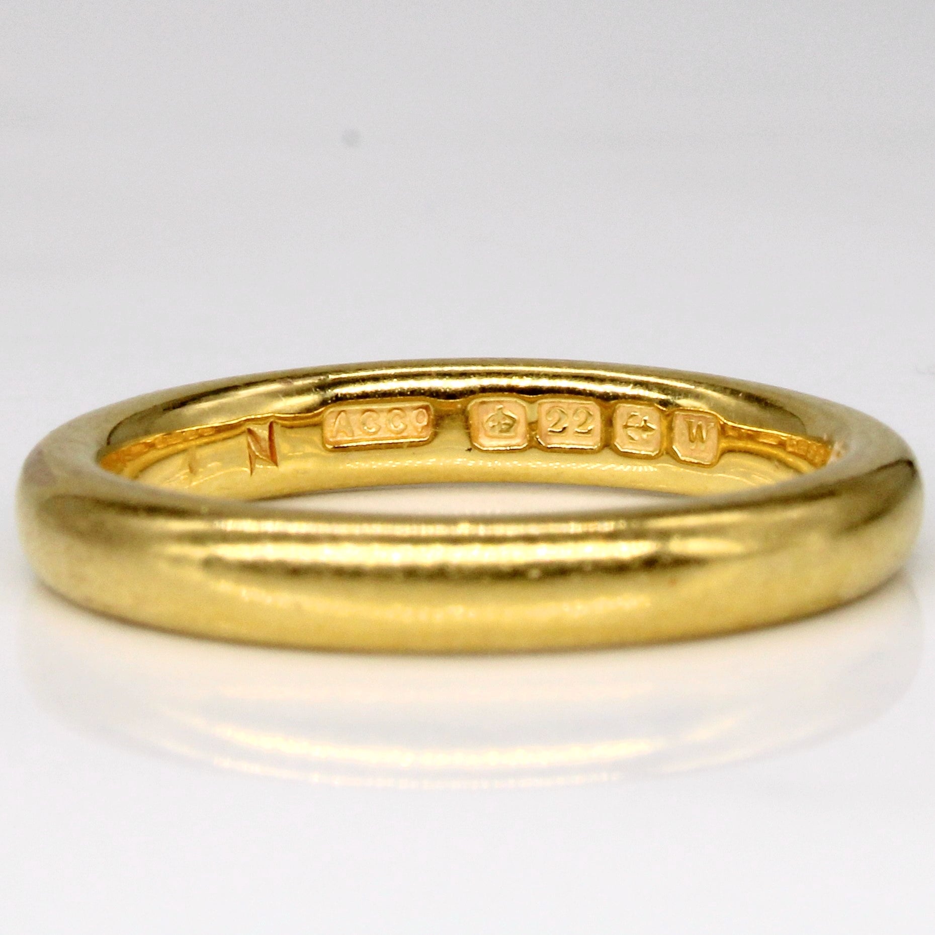 1921 Birmingham 22k Yellow Gold Band | SZ 6.5 |