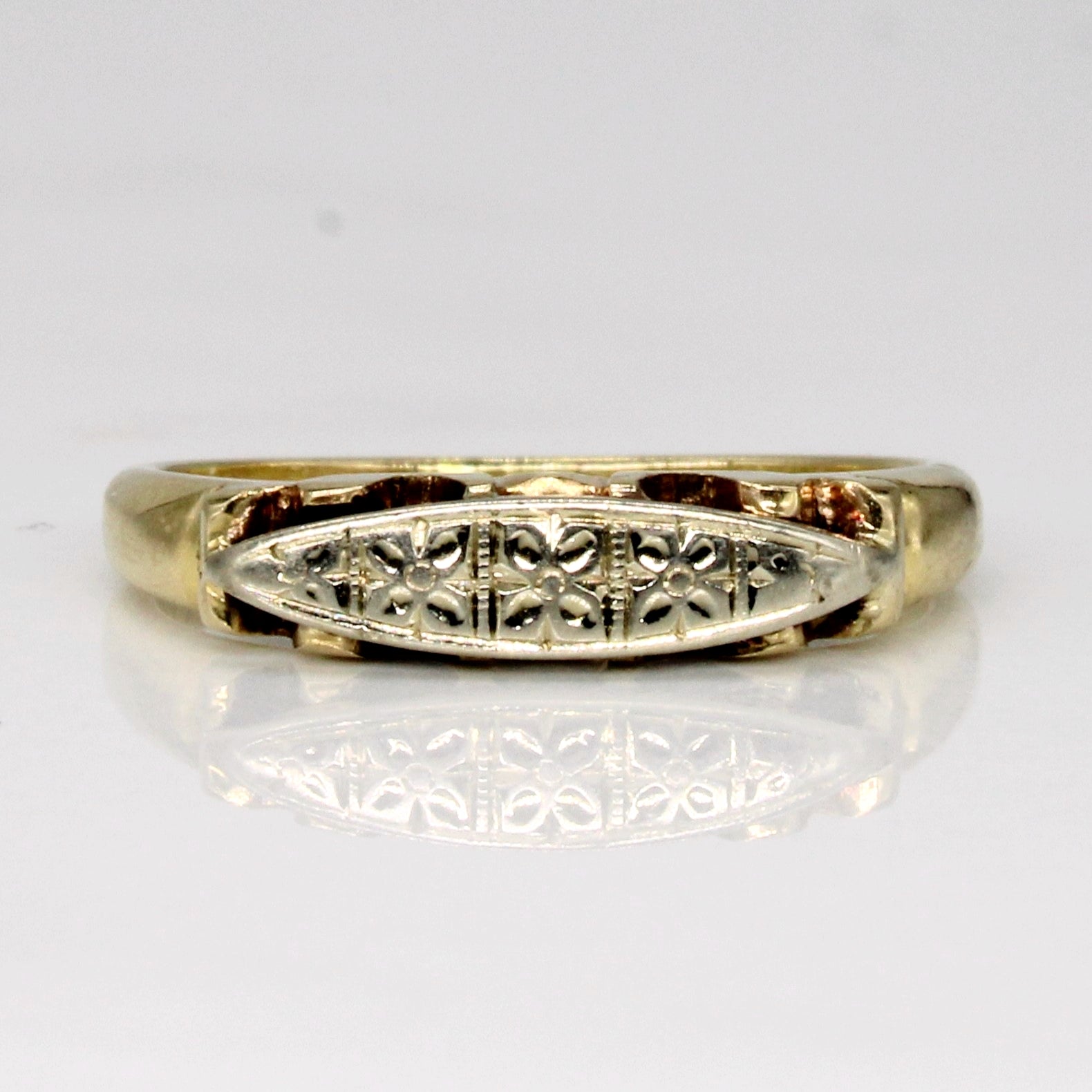 14k Two Tone Gold Ring | SZ 4 |