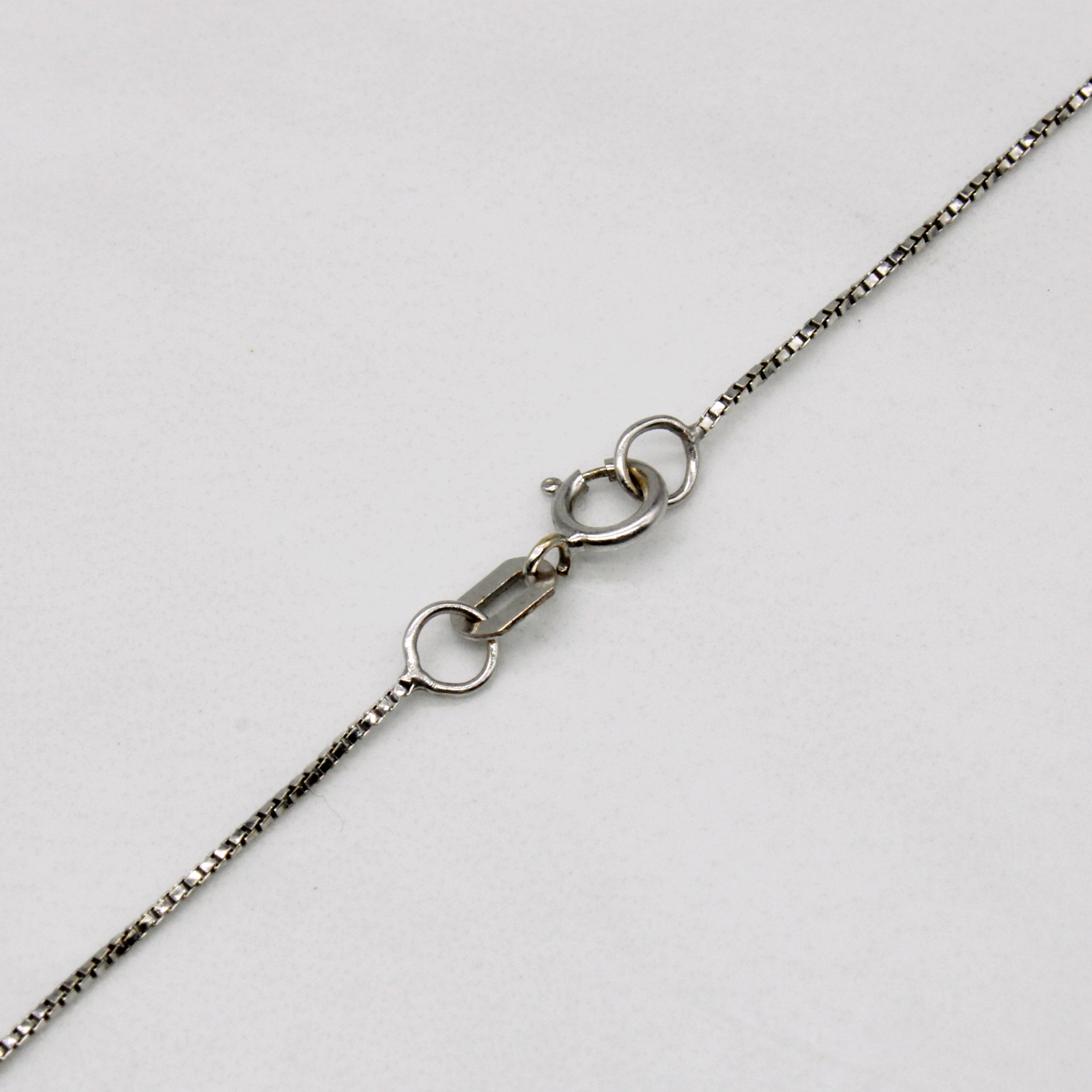 Black & White Diamond Heart Pendant & Necklace | 0.14ctw | 18" |