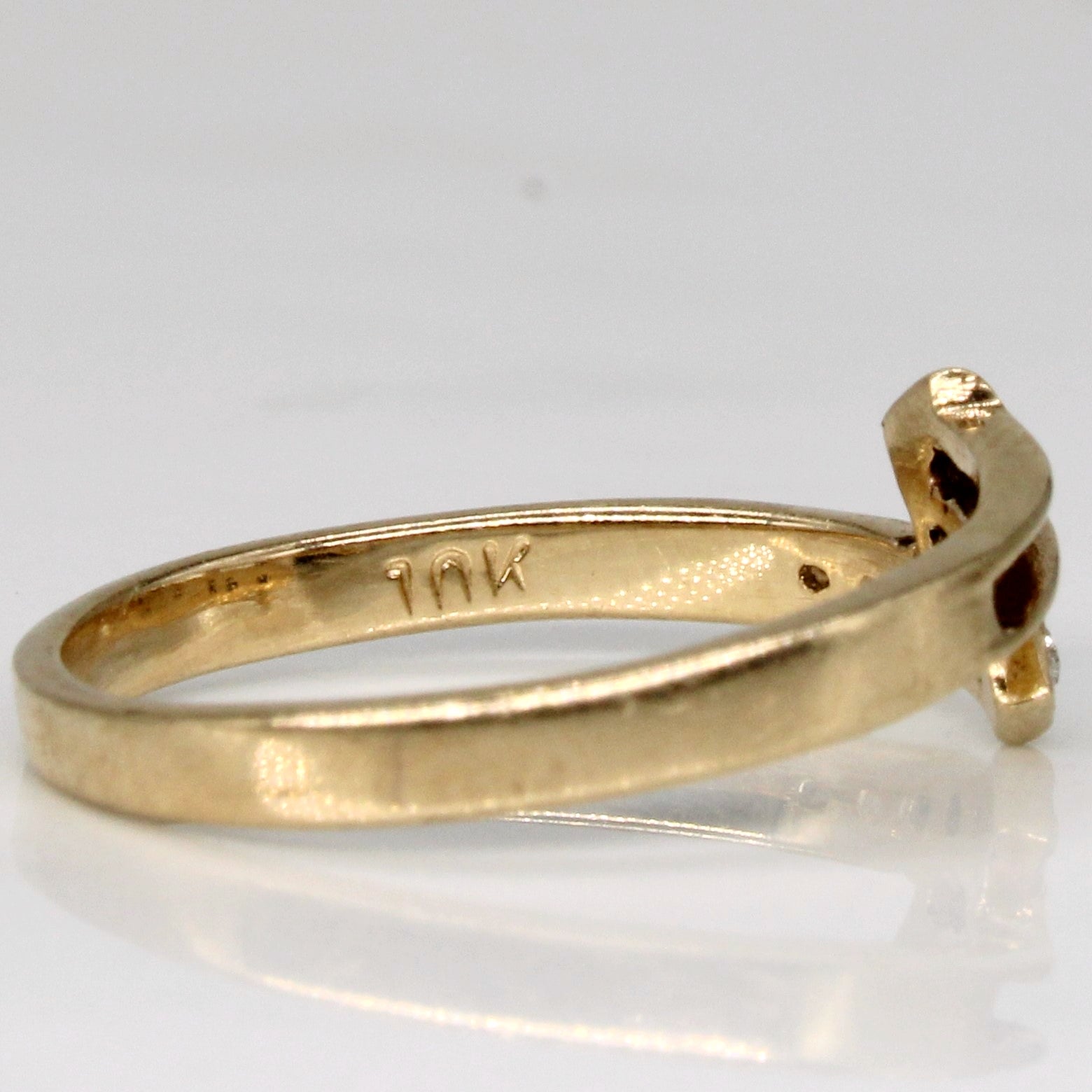 Bague flèche en diamant | 0,03 ct | Taille 5 |