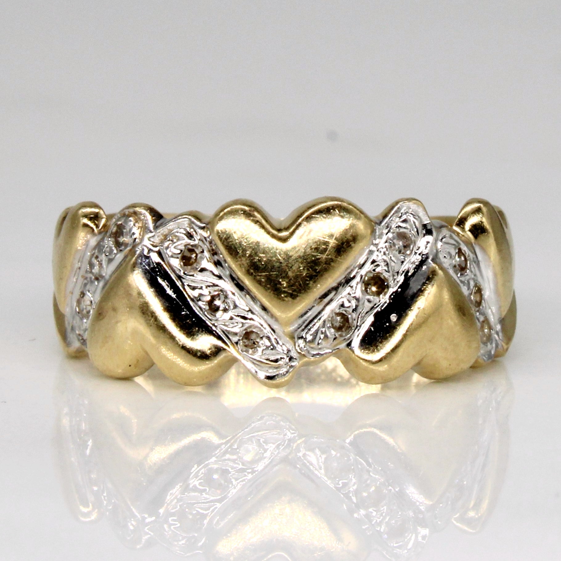 Diamond Heart Ring | 0.06ctw | SZ 6 |