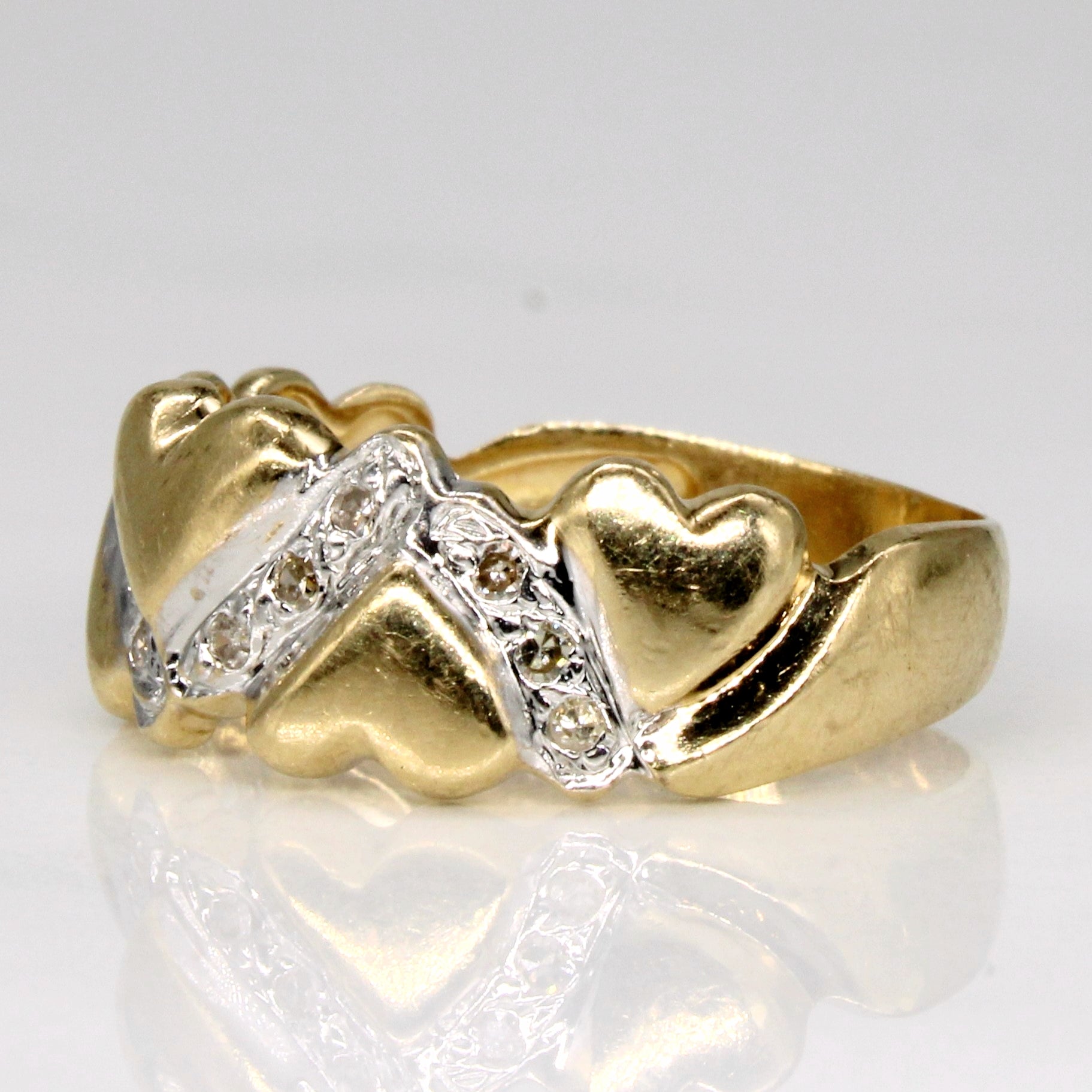 Diamond Heart Ring | 0.06ctw | SZ 6 |