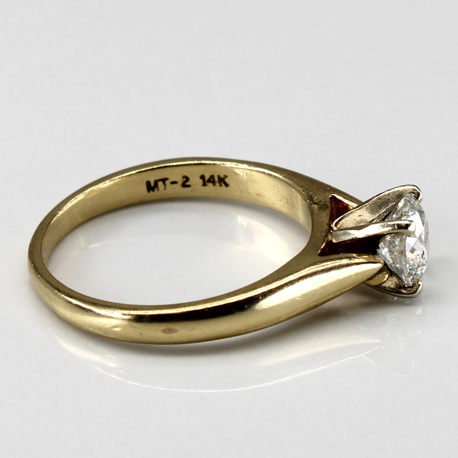 Solitaire Diamond Ring | 0.93ct I1/I2 H/I | SZ 7.75 |
