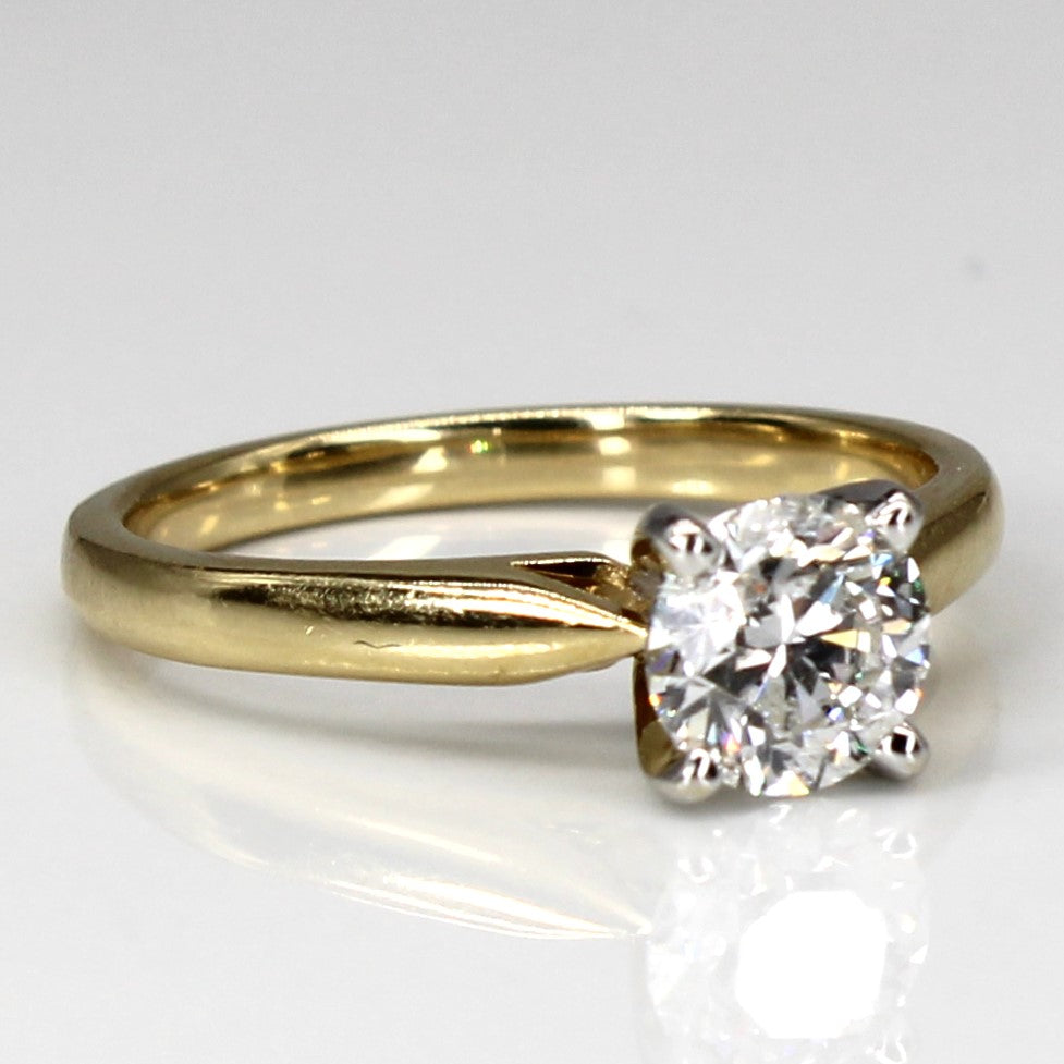 Solitaire Diamond Engagement Ring | 0.95ct I2 H | SZ 7 |