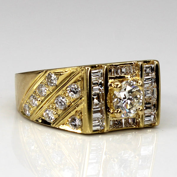 Multi Diamond Yellow Gold Ring | 1.81ctw | SZ 8.5 |