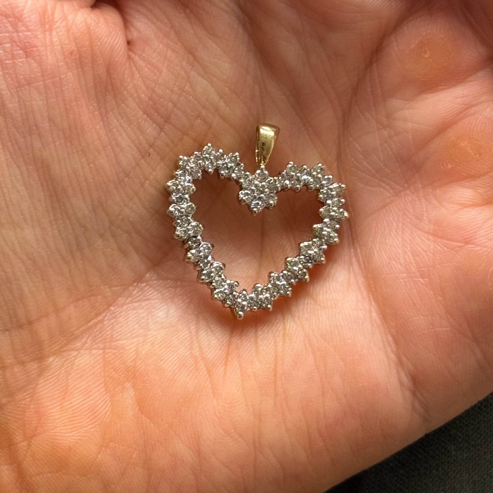 Diamond Heart Pendant | 0.95ctw |