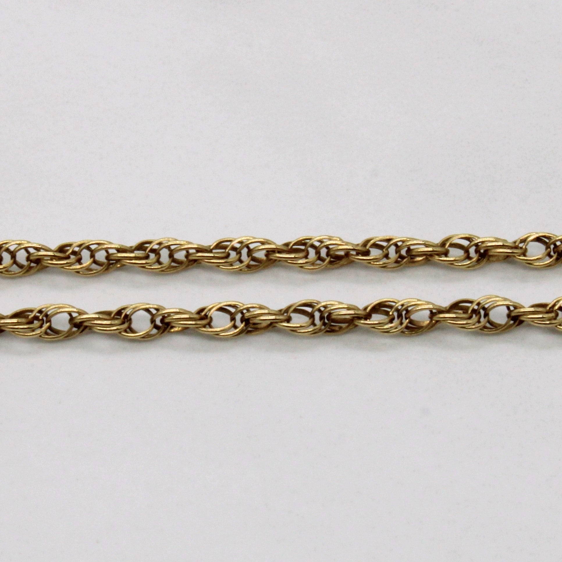 10k Yellow Gold Rope Chain | 21" |