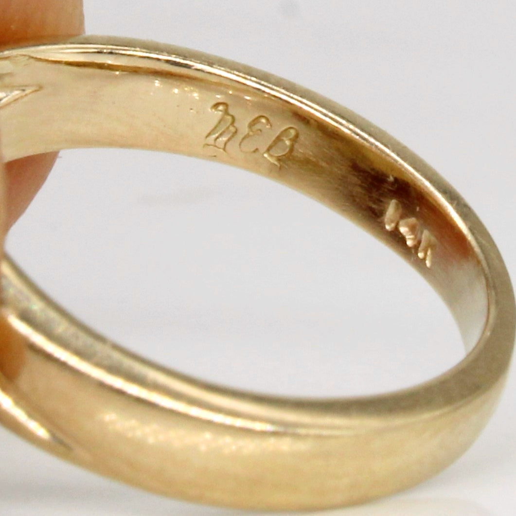 Diamond & Nugget Ring | 0.15ctw | SZ 3.75 |
