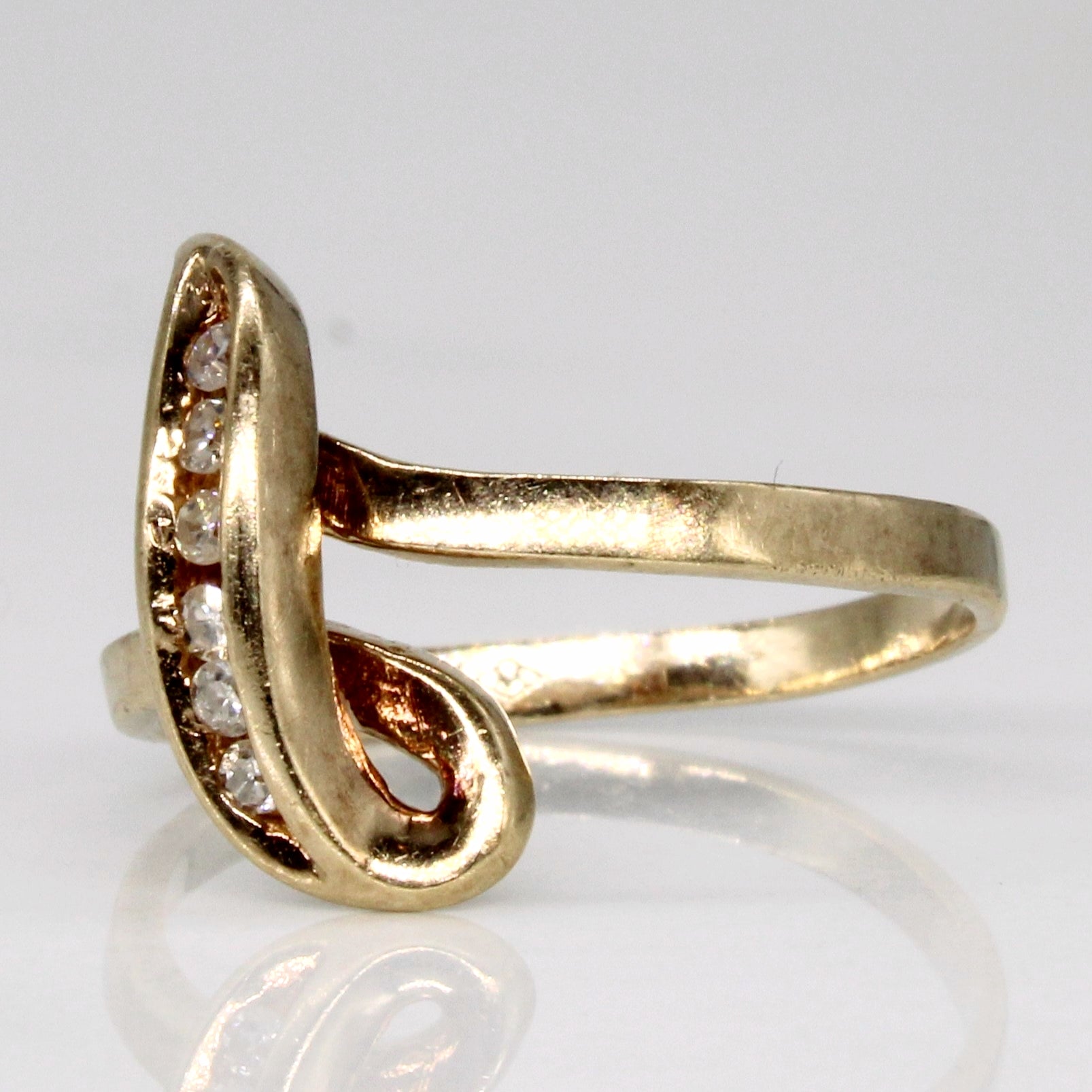 Diamond Waterfall Ring | 0.06ctw | SZ 5.25 |