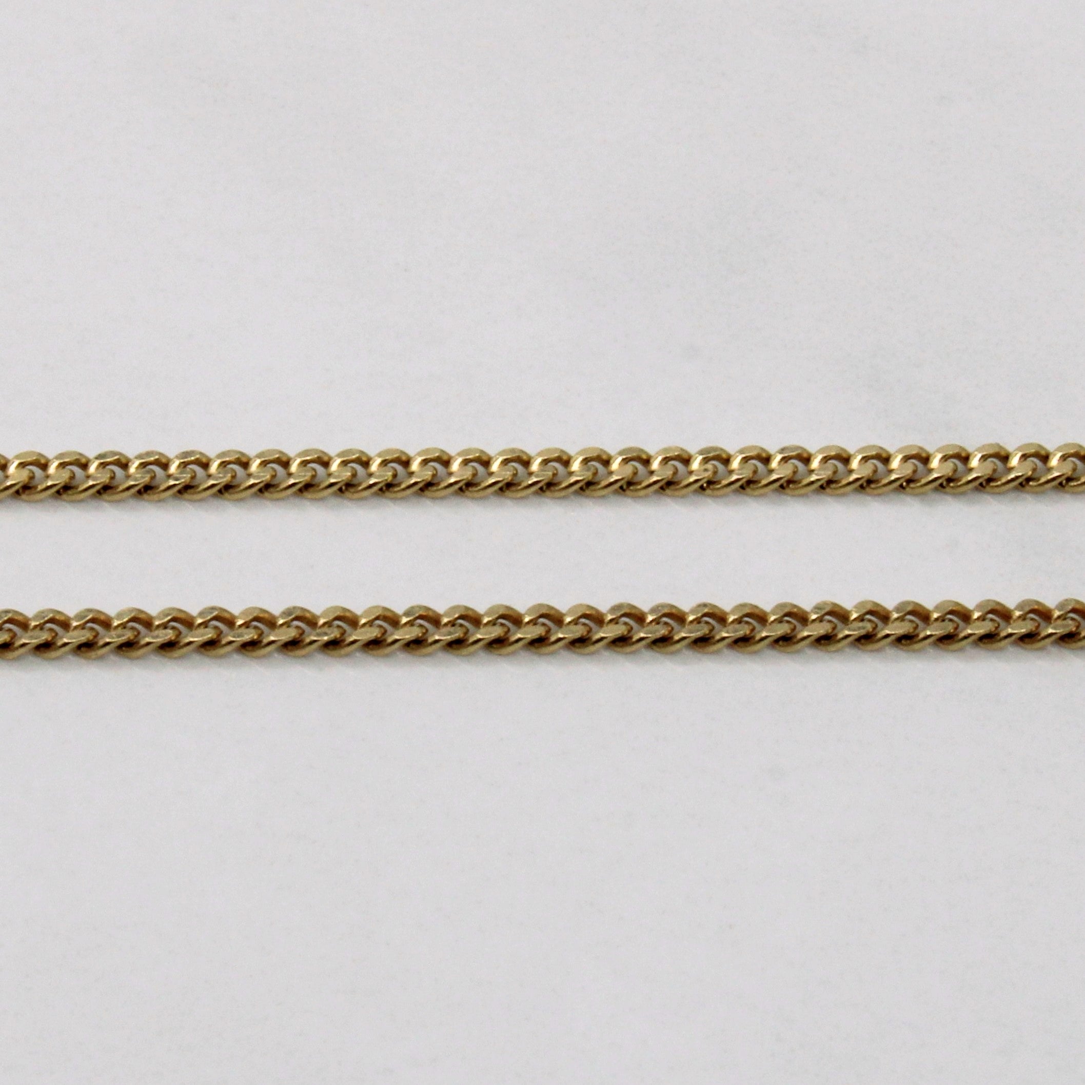 10k Yellow Gold Curb link Chain | 24" |
