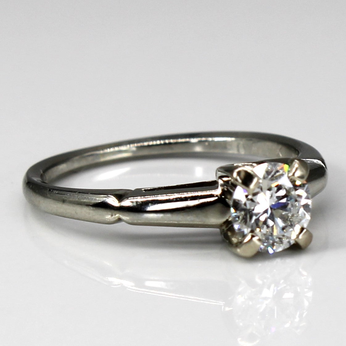 Solitaire Diamond Ring | 0.64ct SI1 G/H | SZ 6.5 |