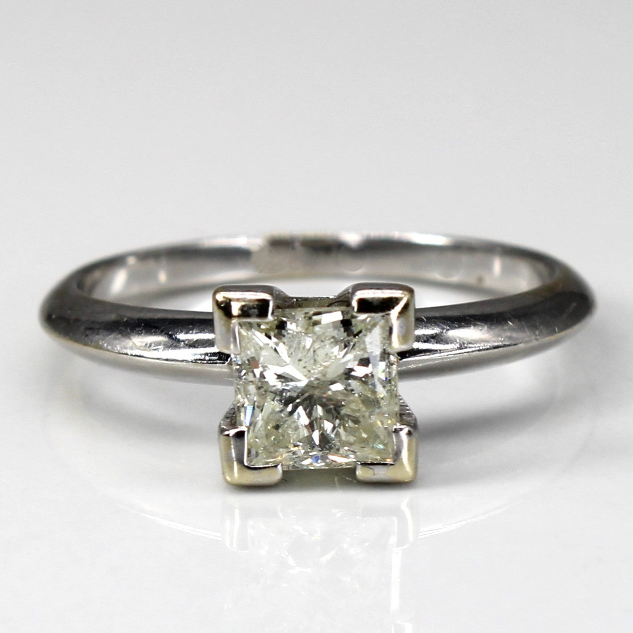 Solitaire Princess Diamond Ring | 1.00ct I1/I2 L/M | SZ 6.5 |
