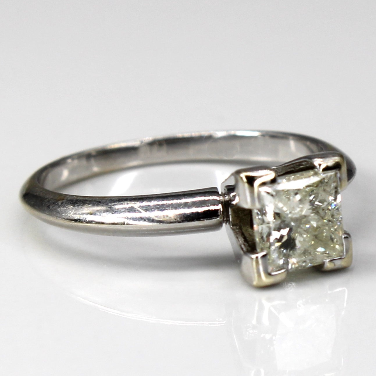 Solitaire Princess Diamond Ring | 1.00ct I1/I2 L/M | SZ 6.5 |
