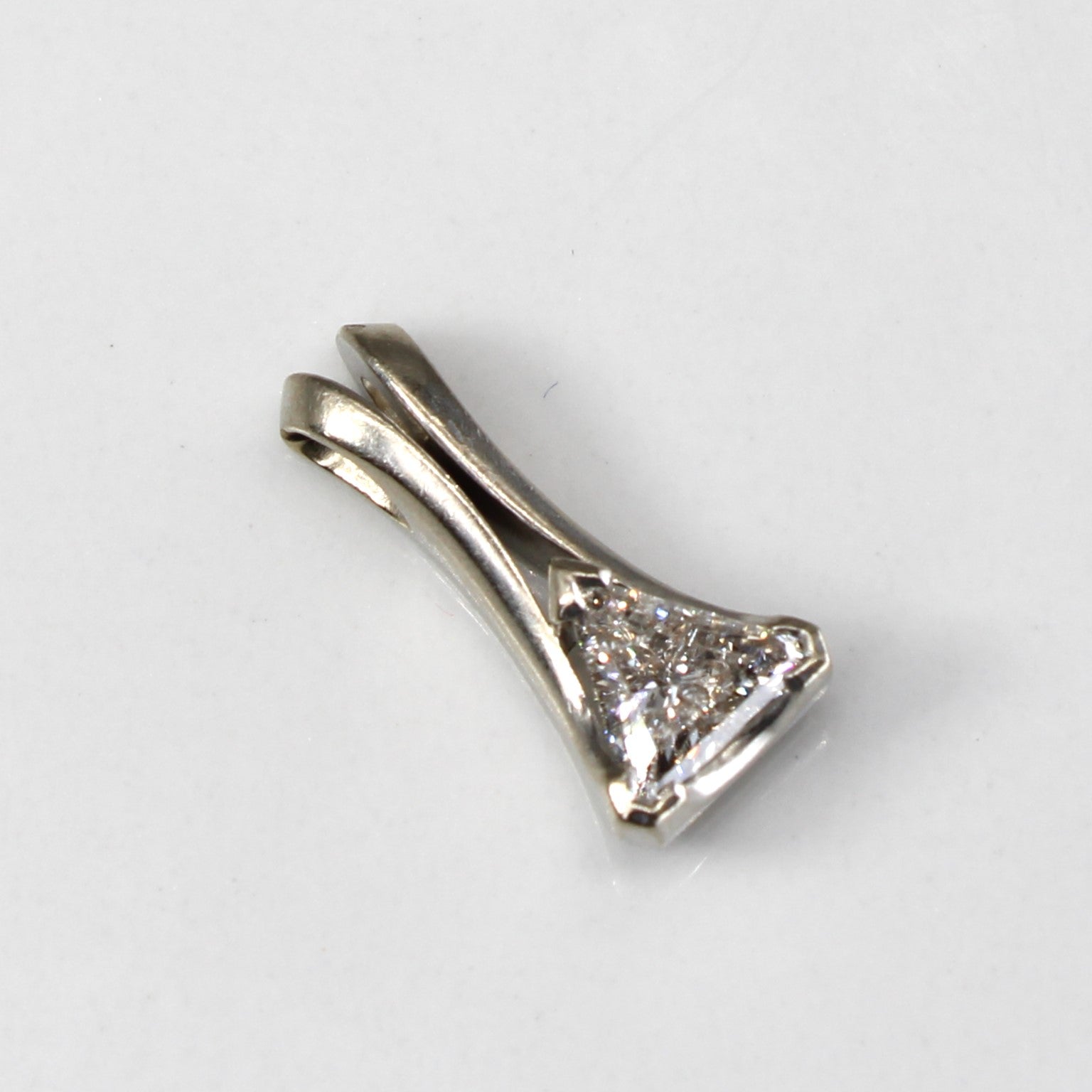 Trilliant Diamond Drop Pendant | 0.90ct I1/I2 J/K |
