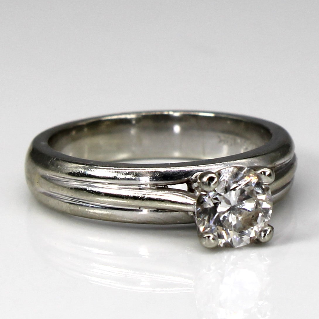Prong Set Diamond Engagement Ring | 0.80ct I1 J | SZ 6 |