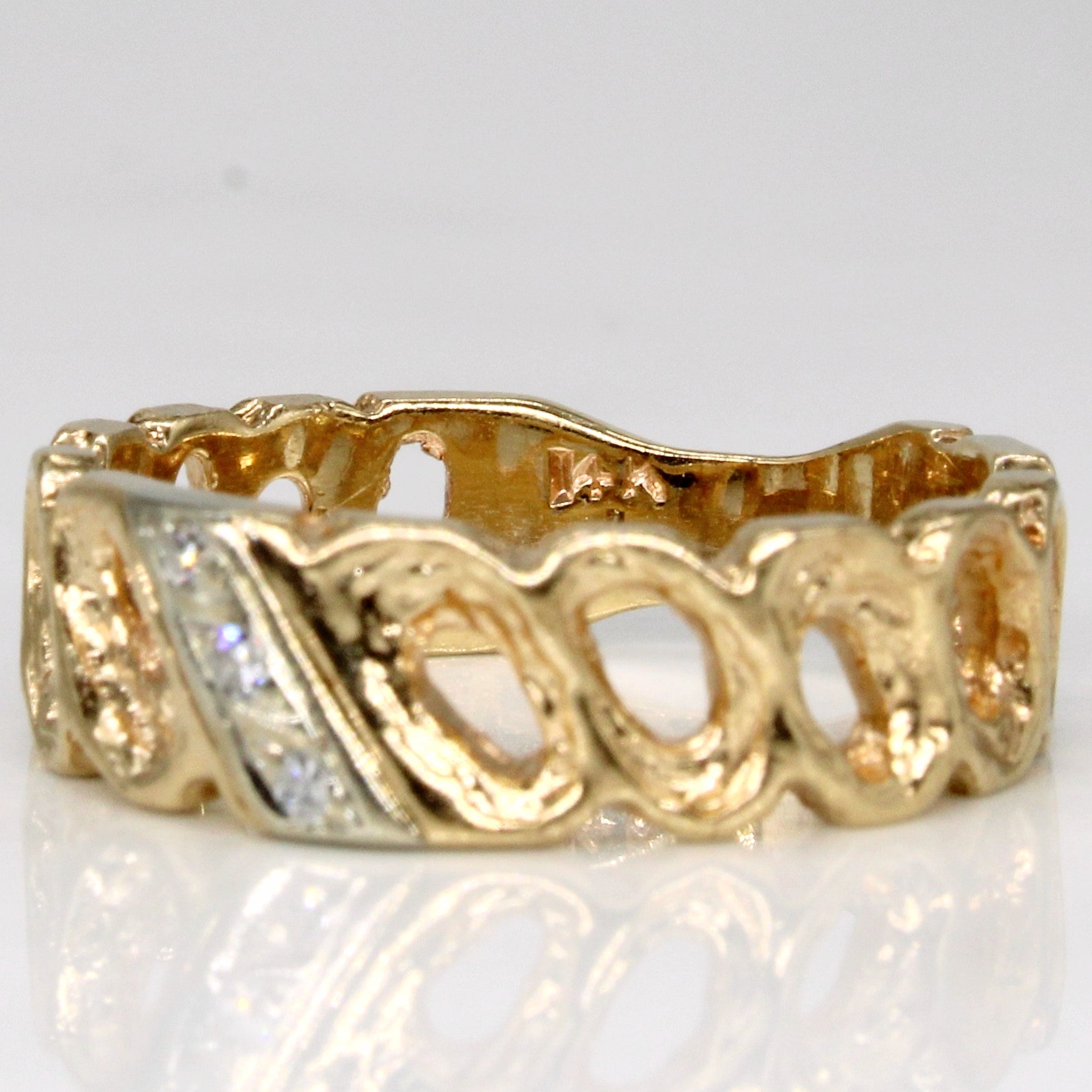 Diamond Waterfall Ring | 0.03ctw | SZ 6.75 |