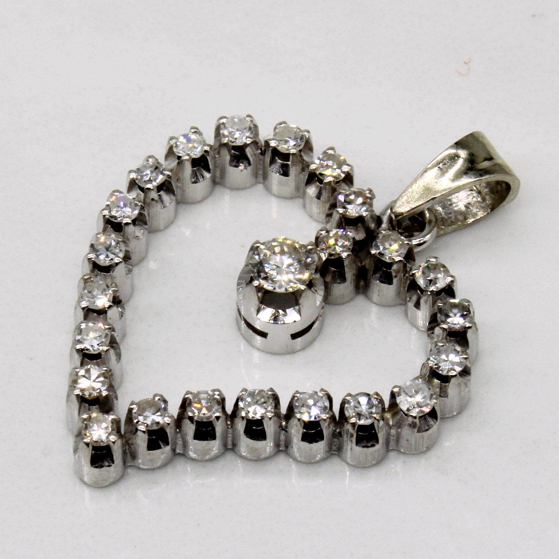 Diamond Heart Pendant | 0.35ctw |