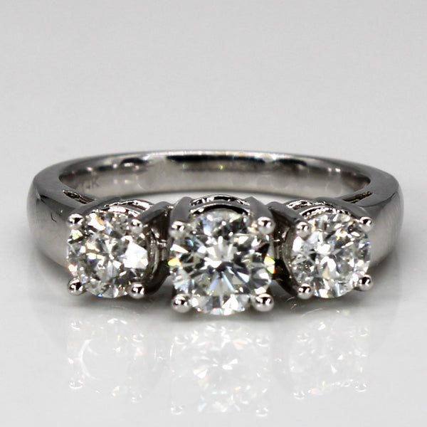 Three Stone Diamond Ring | 1.44ctw | SZ 6.25 |