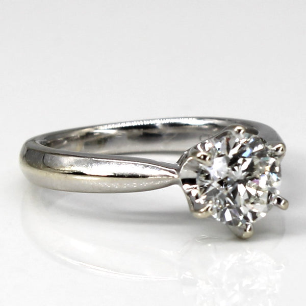 Six Prong Solitaire Diamond Ring | 0.90ct | SZ 3.5 |