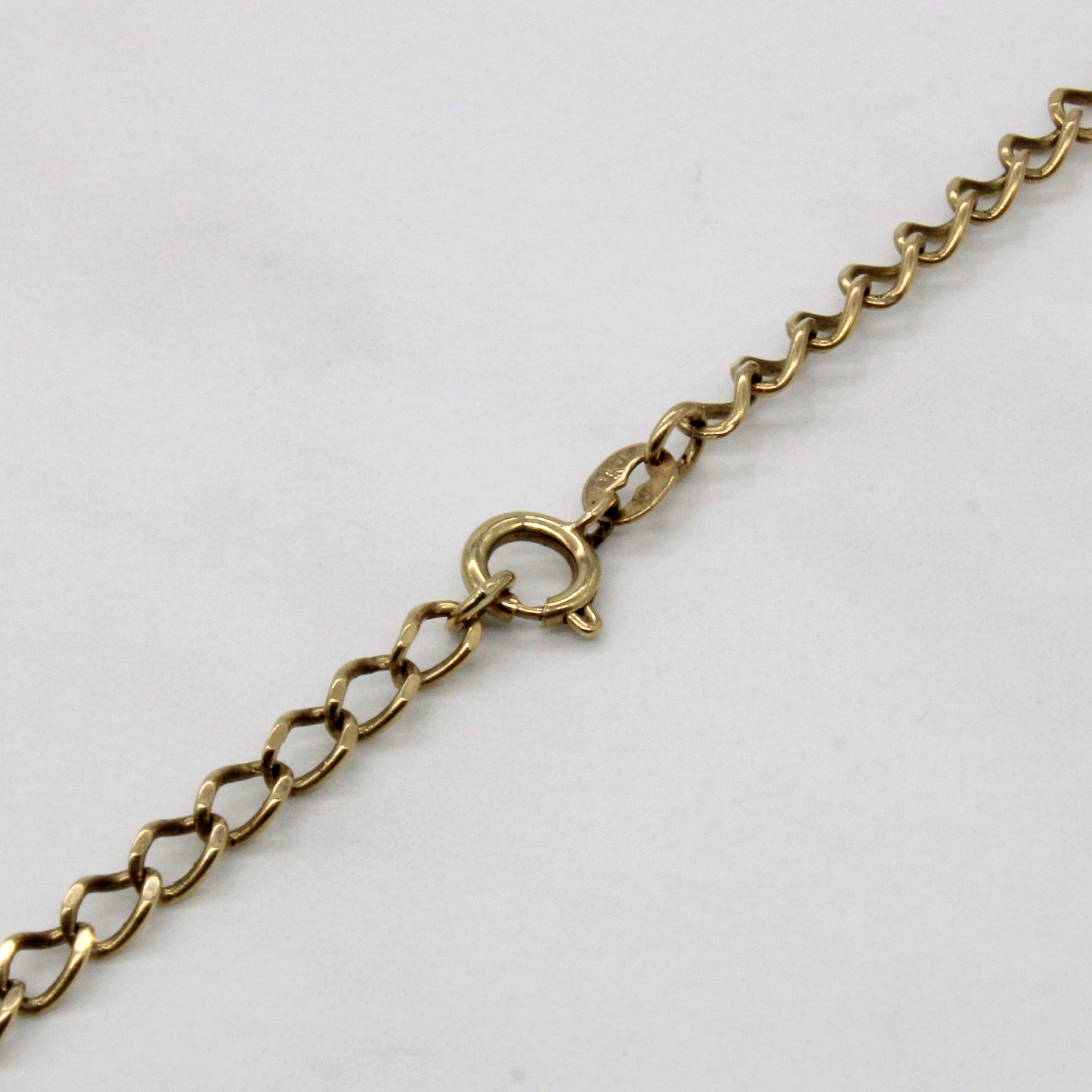 10k Yellow Gold Oval Link Chain | 22" |