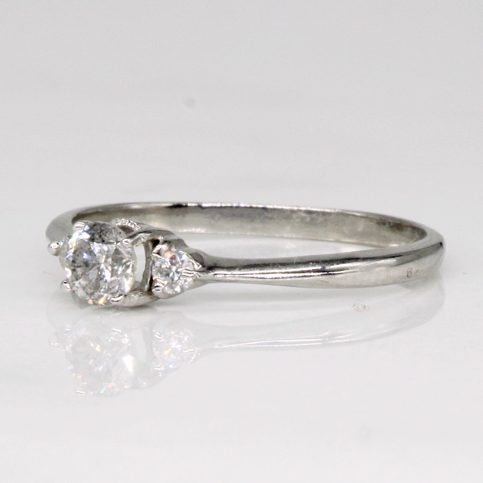 Bague de fiançailles en diamant | 0,28 ct | Taille 5,75 |