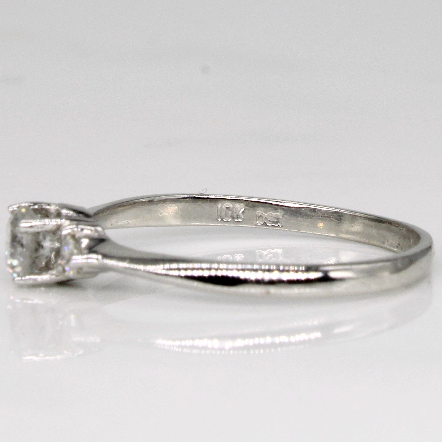 Bague de fiançailles en diamant | 0,28 ct | Taille 5,75 |