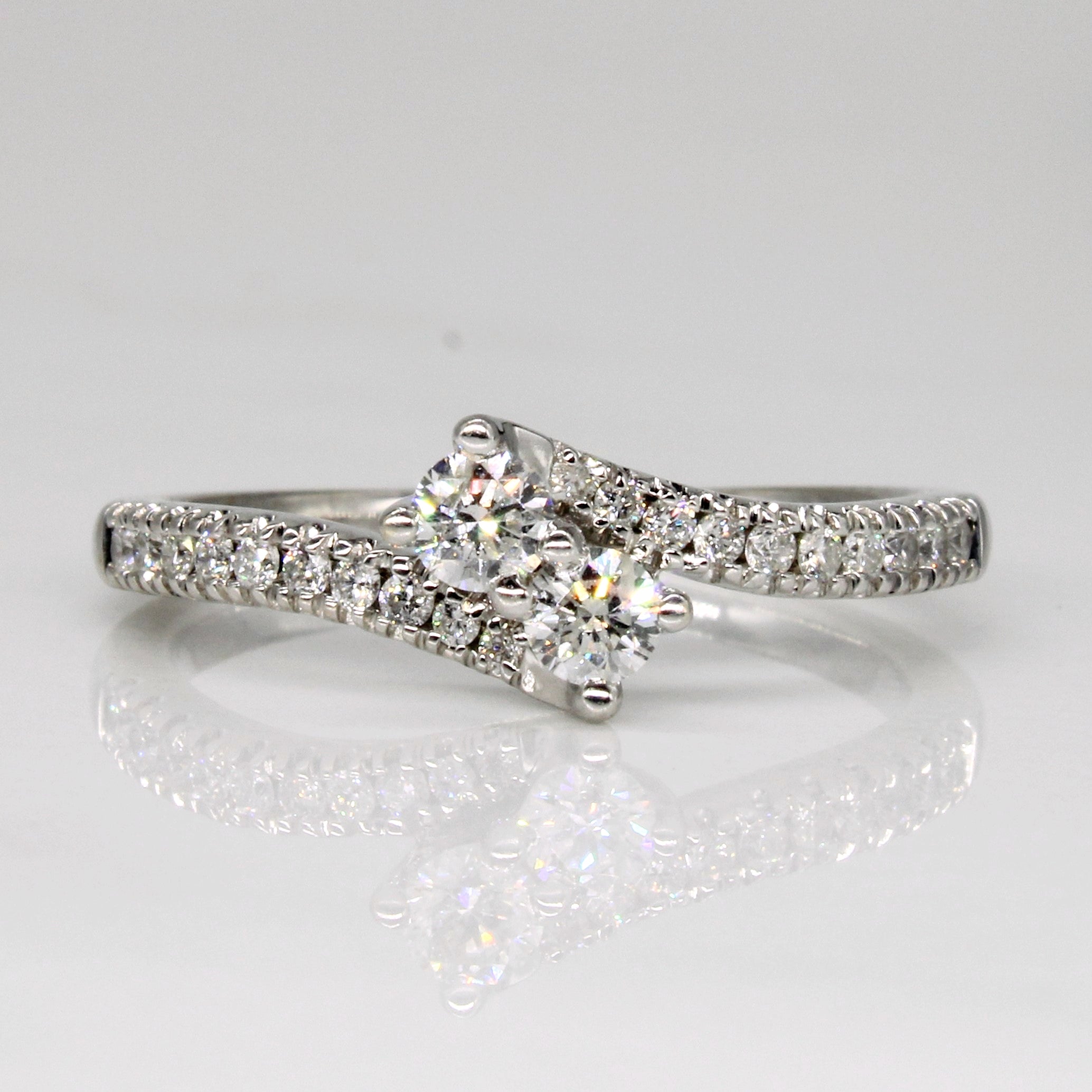 Diamond Waterfall Ring | 0.50ctw | SZ 8.75 |
