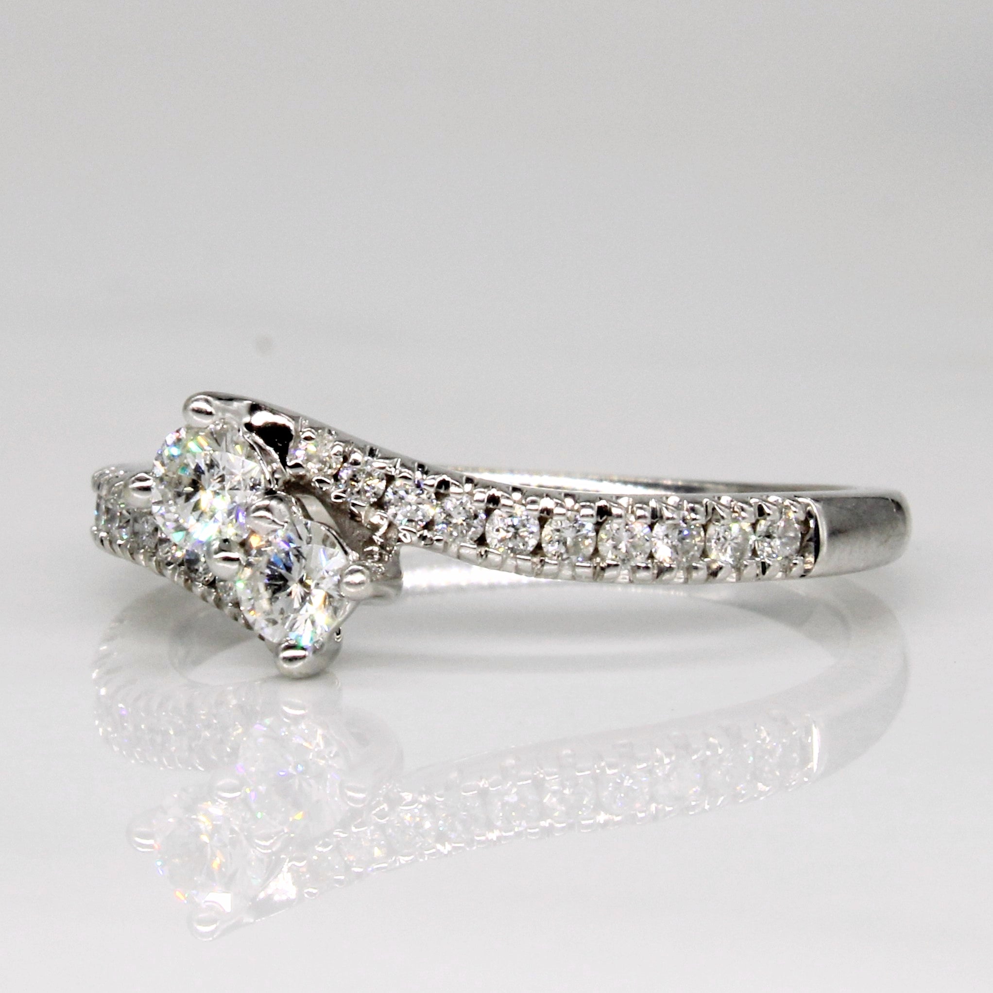 Diamond Waterfall Ring | 0.50ctw | SZ 8.75 |