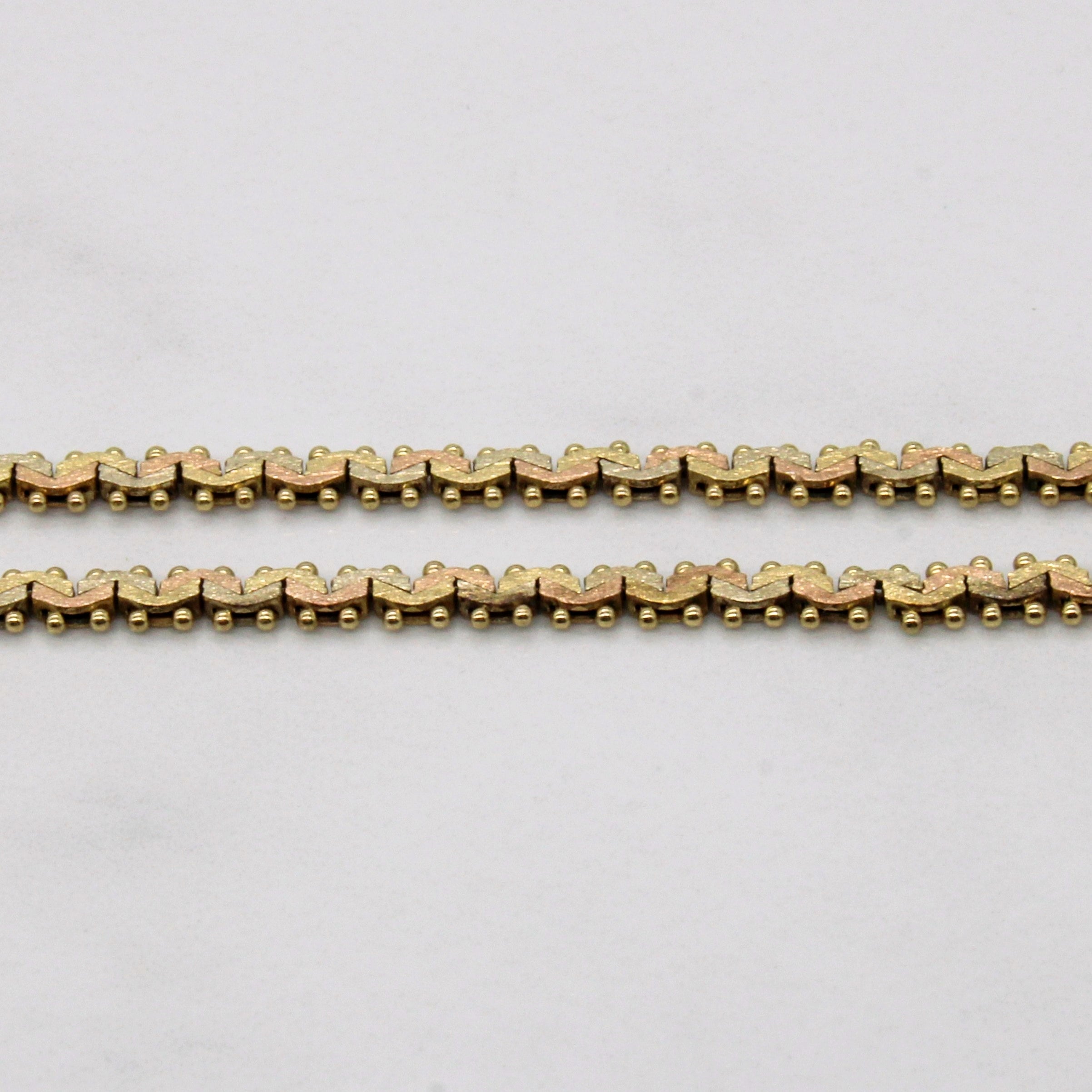 14k Tri Tone Gold Chain | 16" |