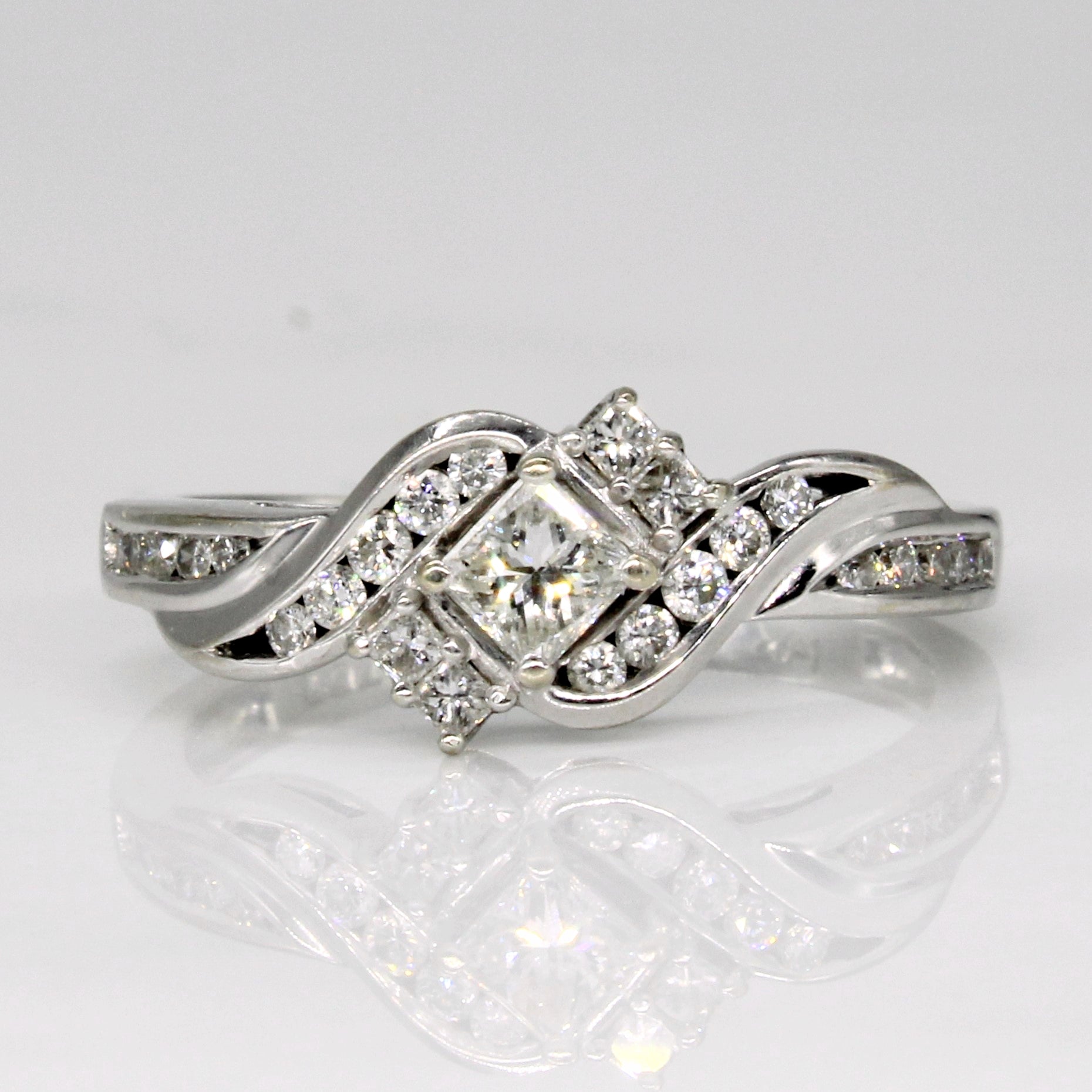 Diamond Waterfall Ring | 0.48ctw | SZ 7.25 |