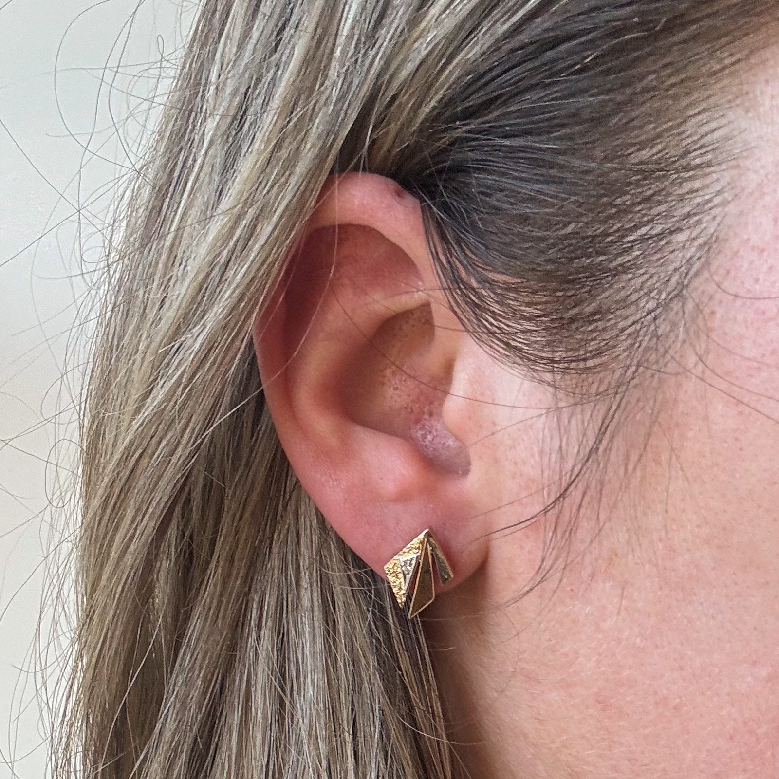 Diamond Abstract Earrings | 0.02ctw |
