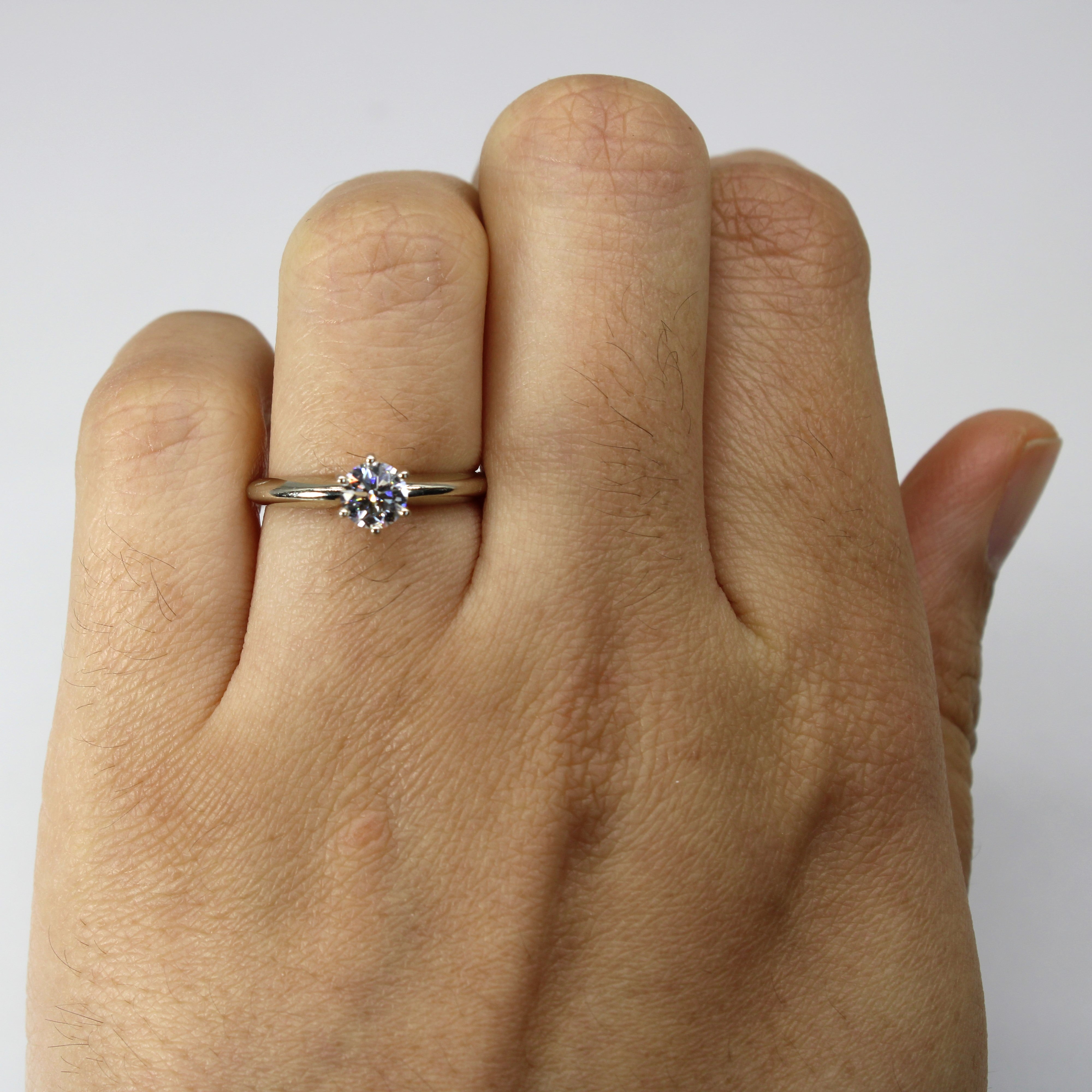 Solitaire Diamond Engagement Ring | 0.50ct | SZ 5.5 |
