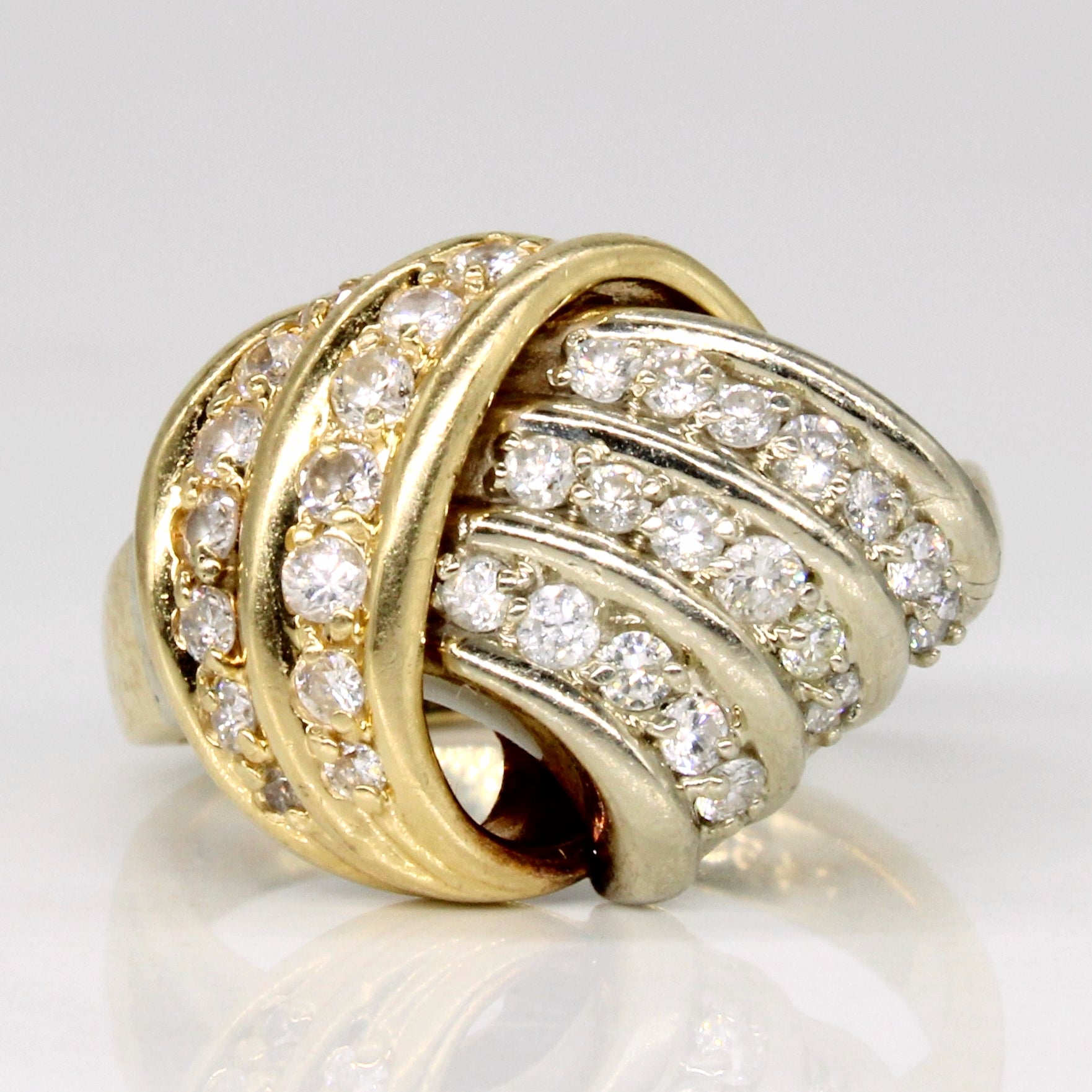 Diamond Knot Ring | 0.60ctw | SZ 6.25 |